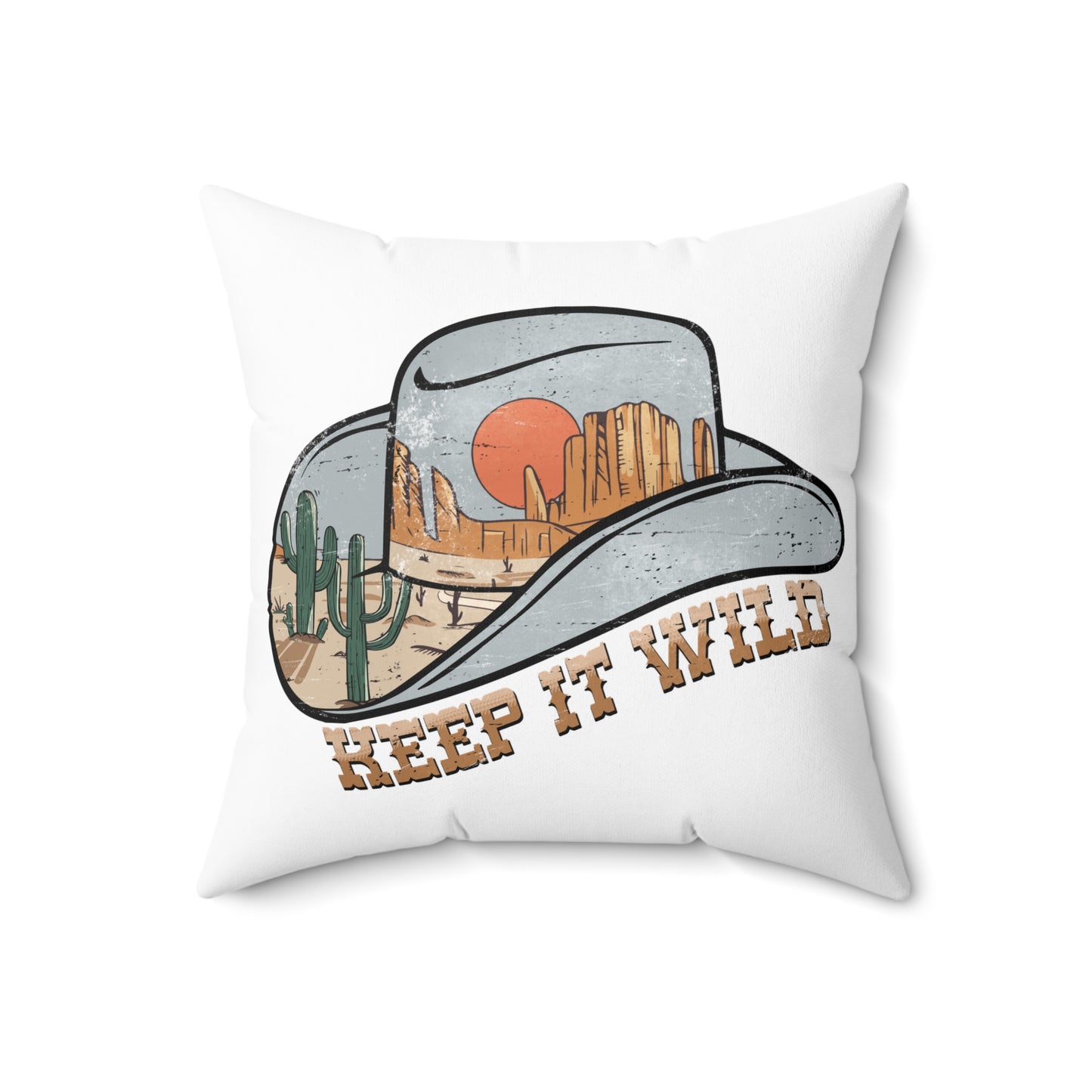 Spun Polyester Square Pillow