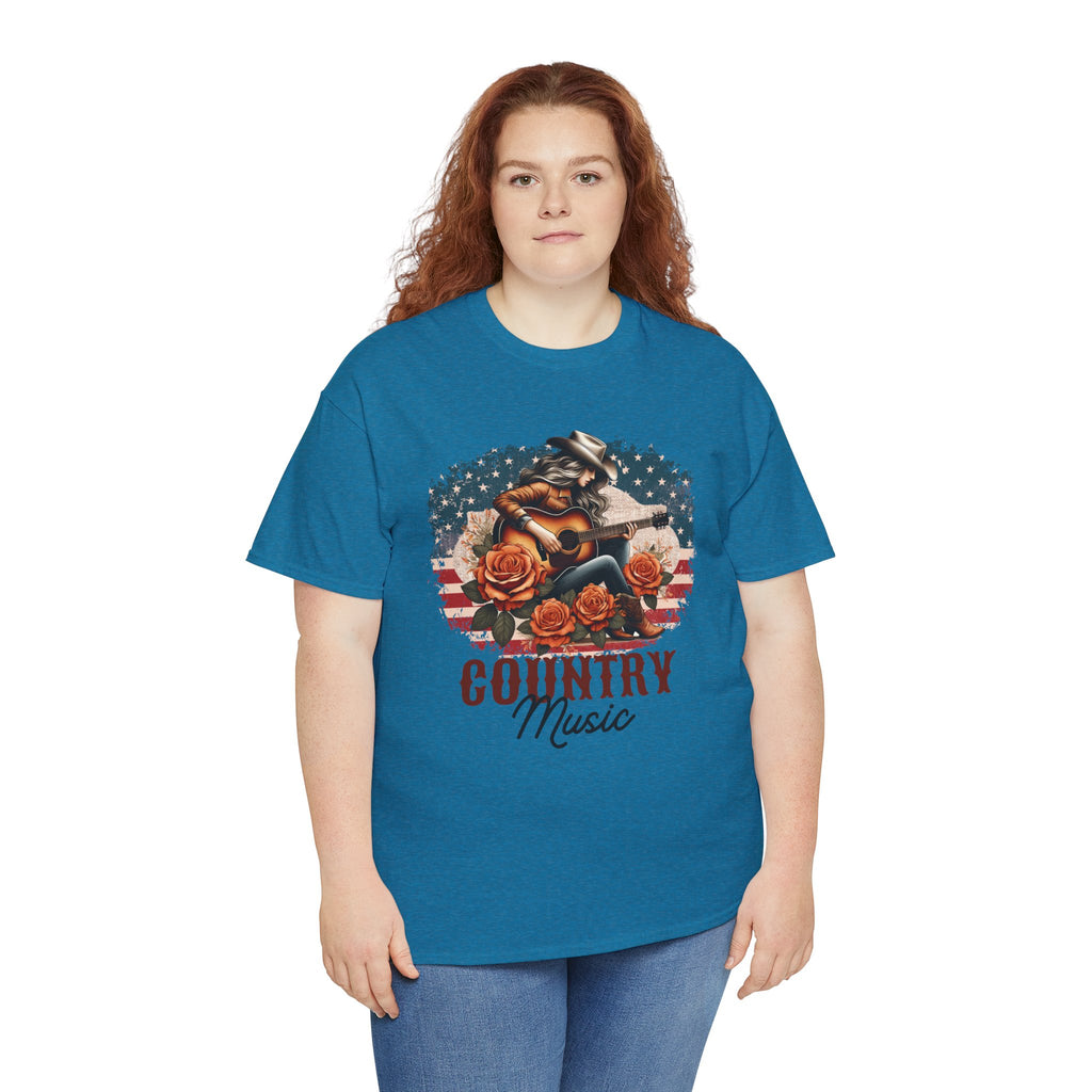 Country Music American Flag Tee