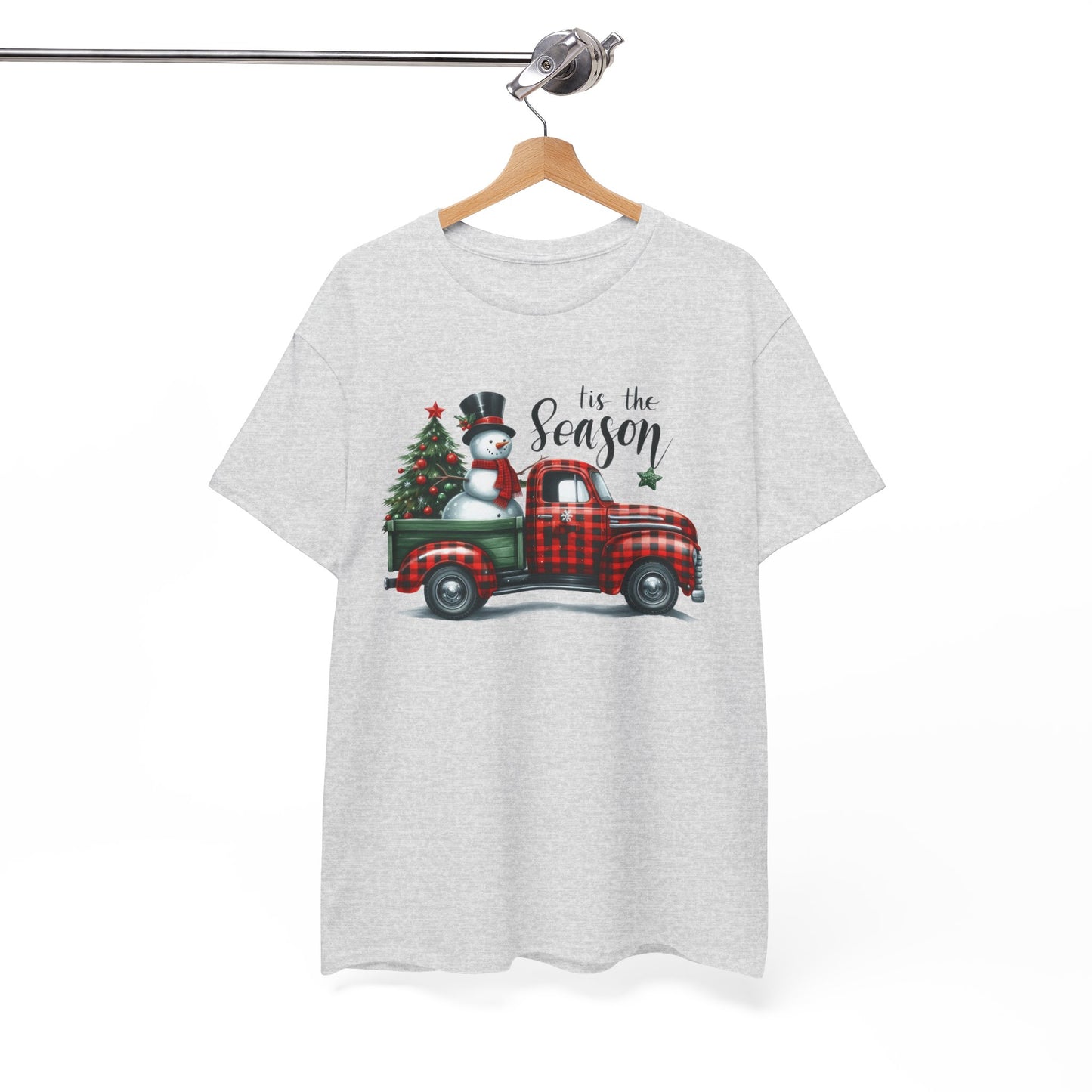 "Tis the Season" Heavy Cotton Tee - Festive Holiday Shirt