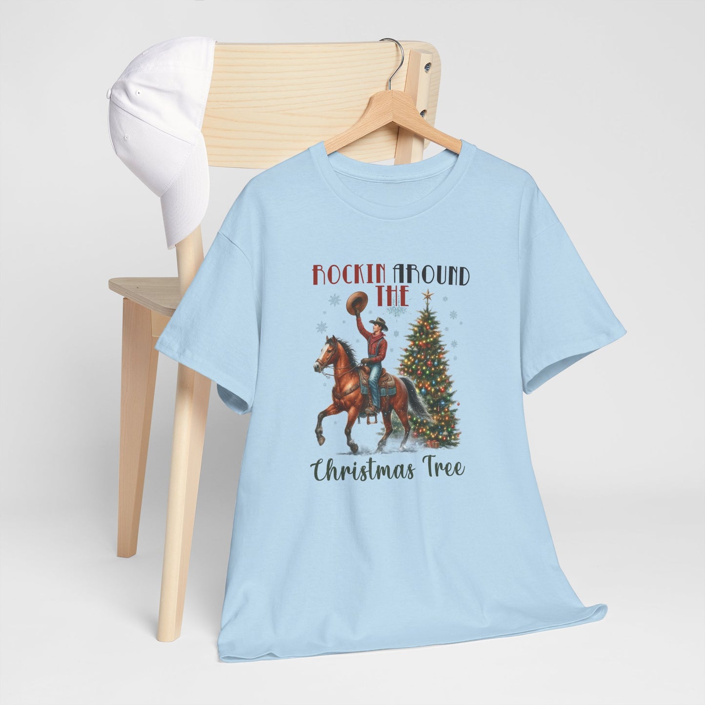 Rockin' Around the Christmas Tree Heavy Cotton Tee