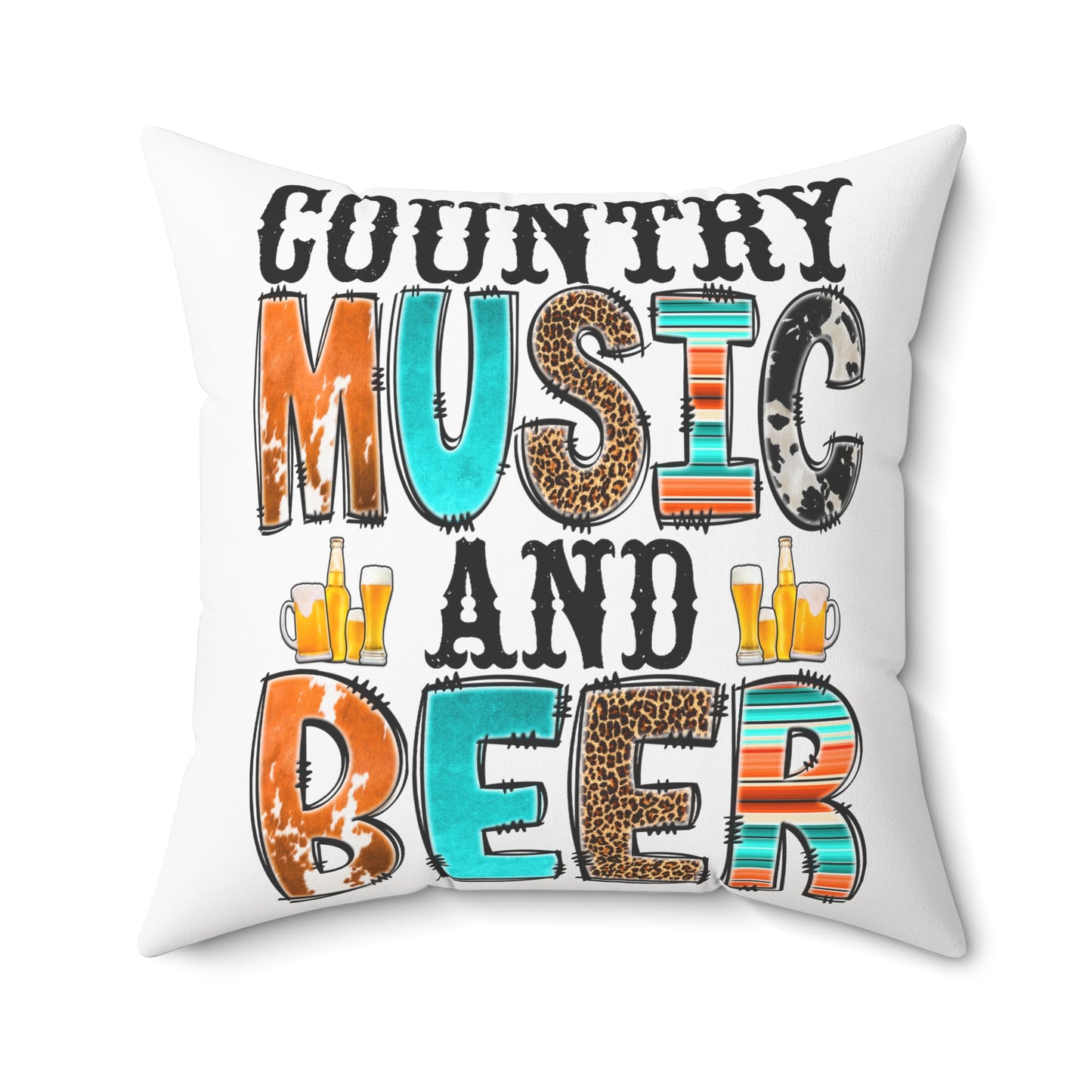 Spun Polyester Square Pillow