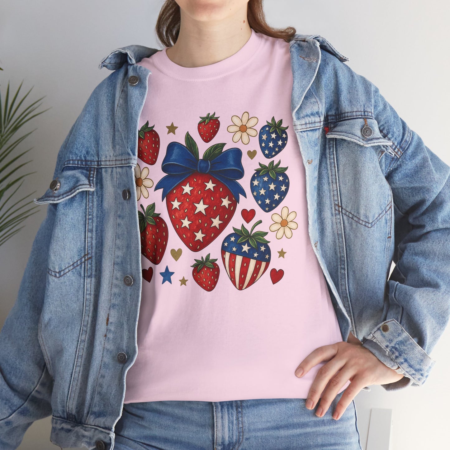 Patriotic Strawberry Tee