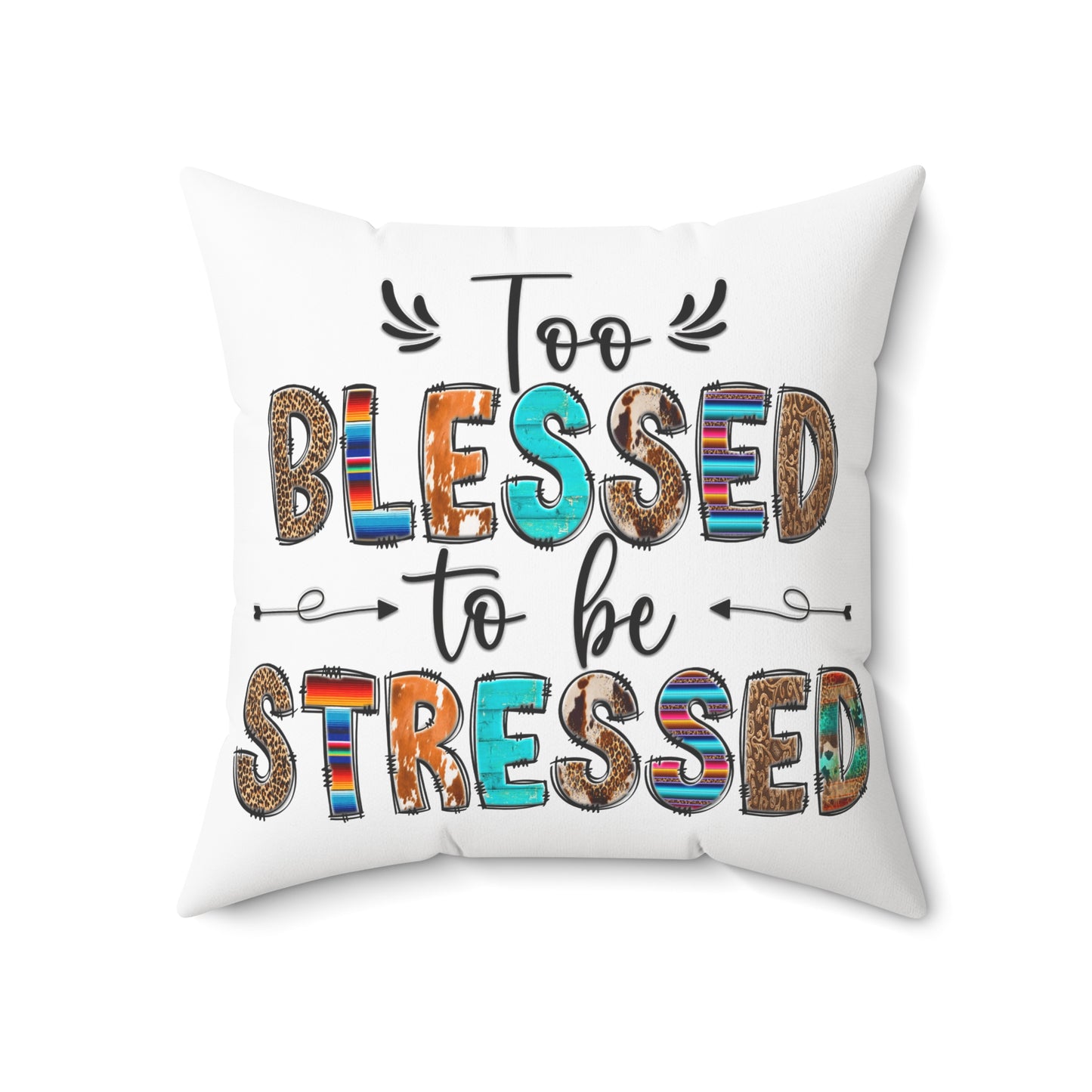 Spun Polyester Square Pillow