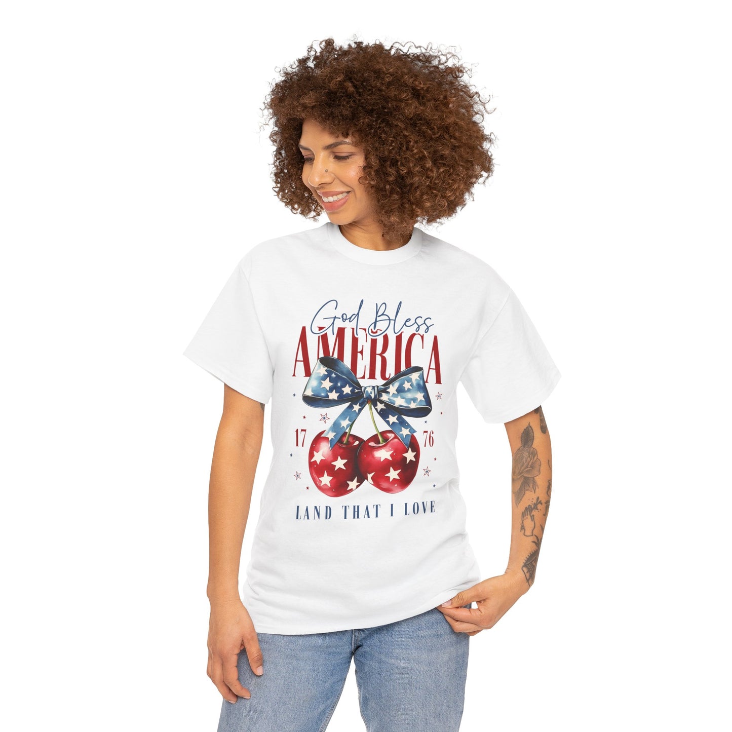 4th of July Tee - God Bless America Patriotic Shirt