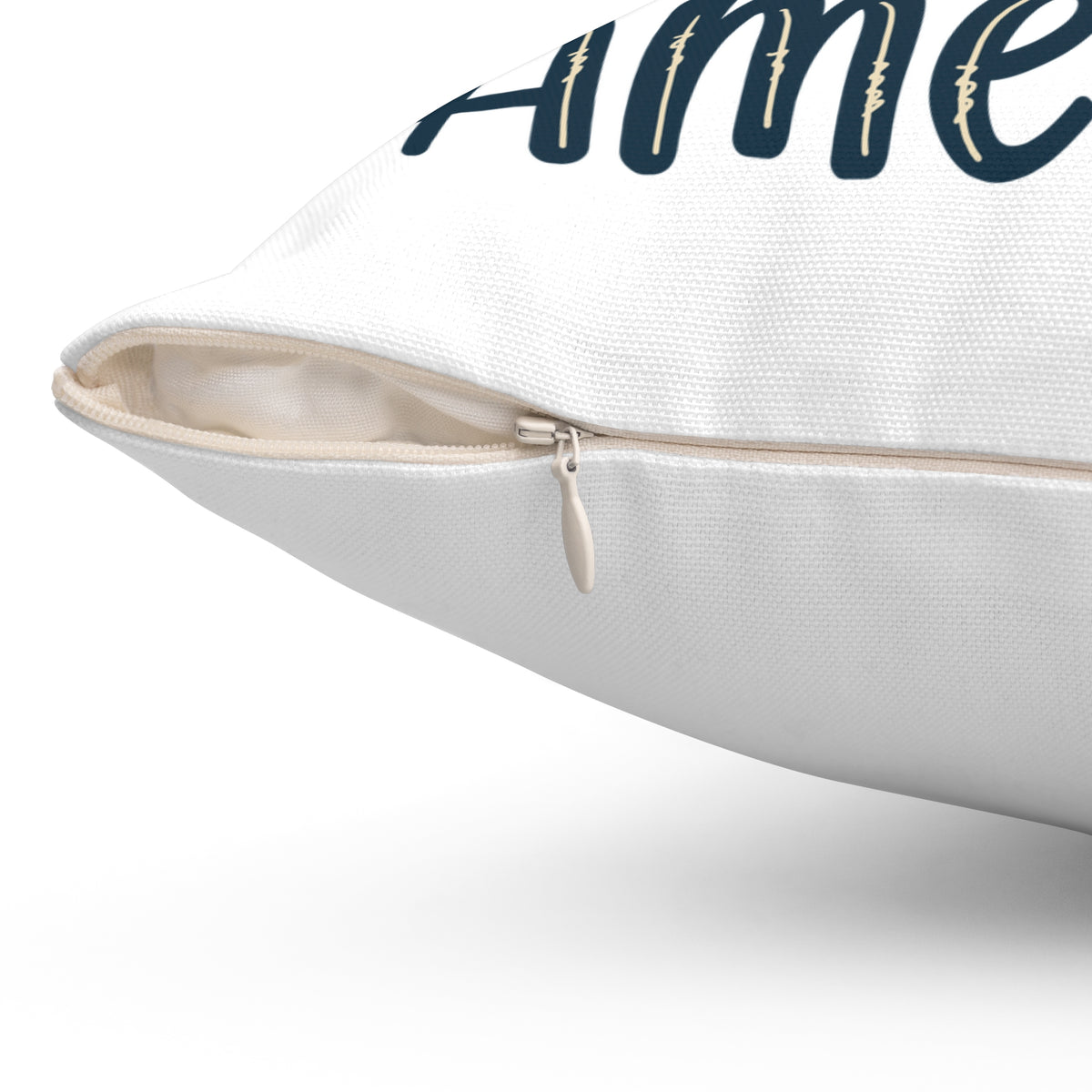 American Throw Pillow