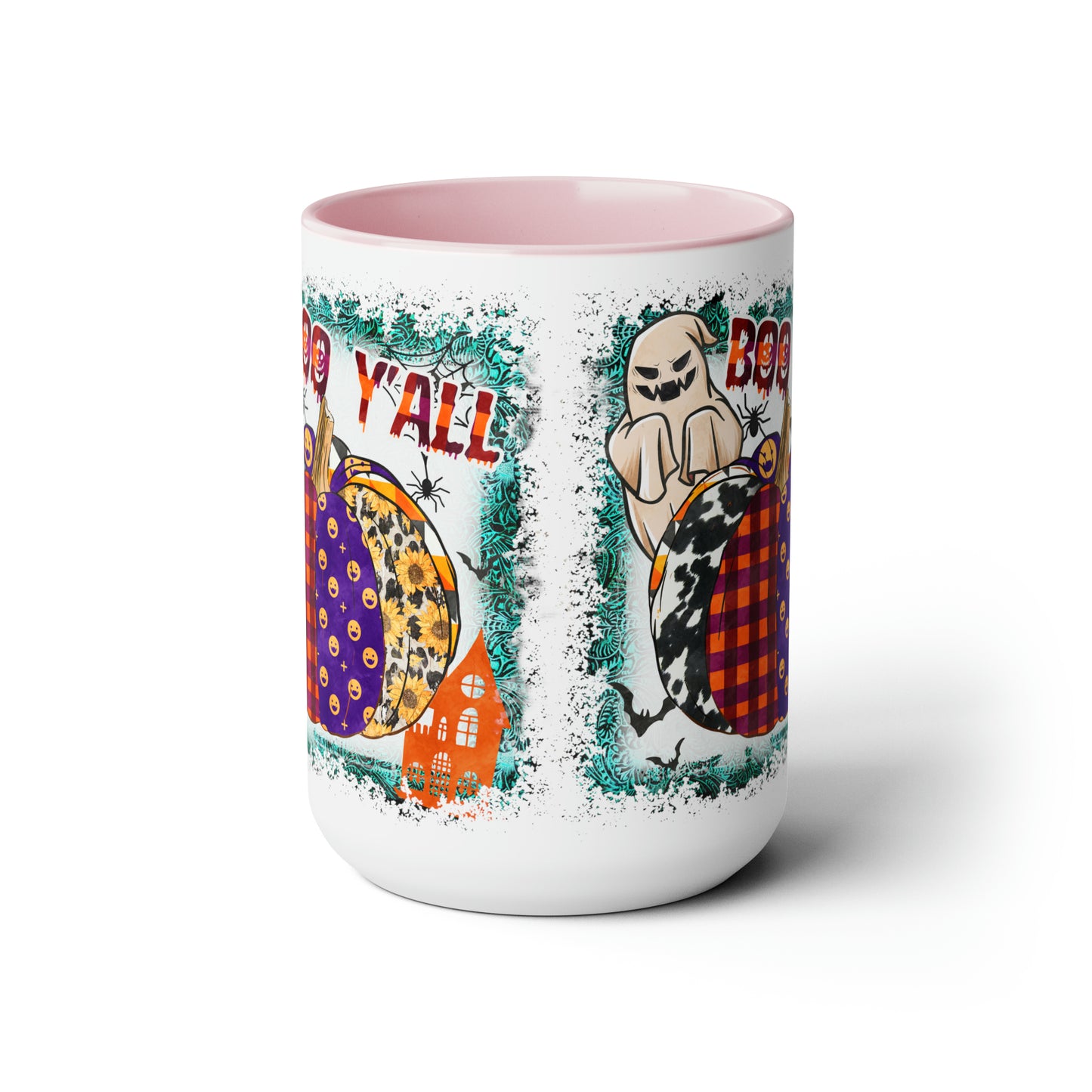 Two-Tone Coffee Mugs, 15oz