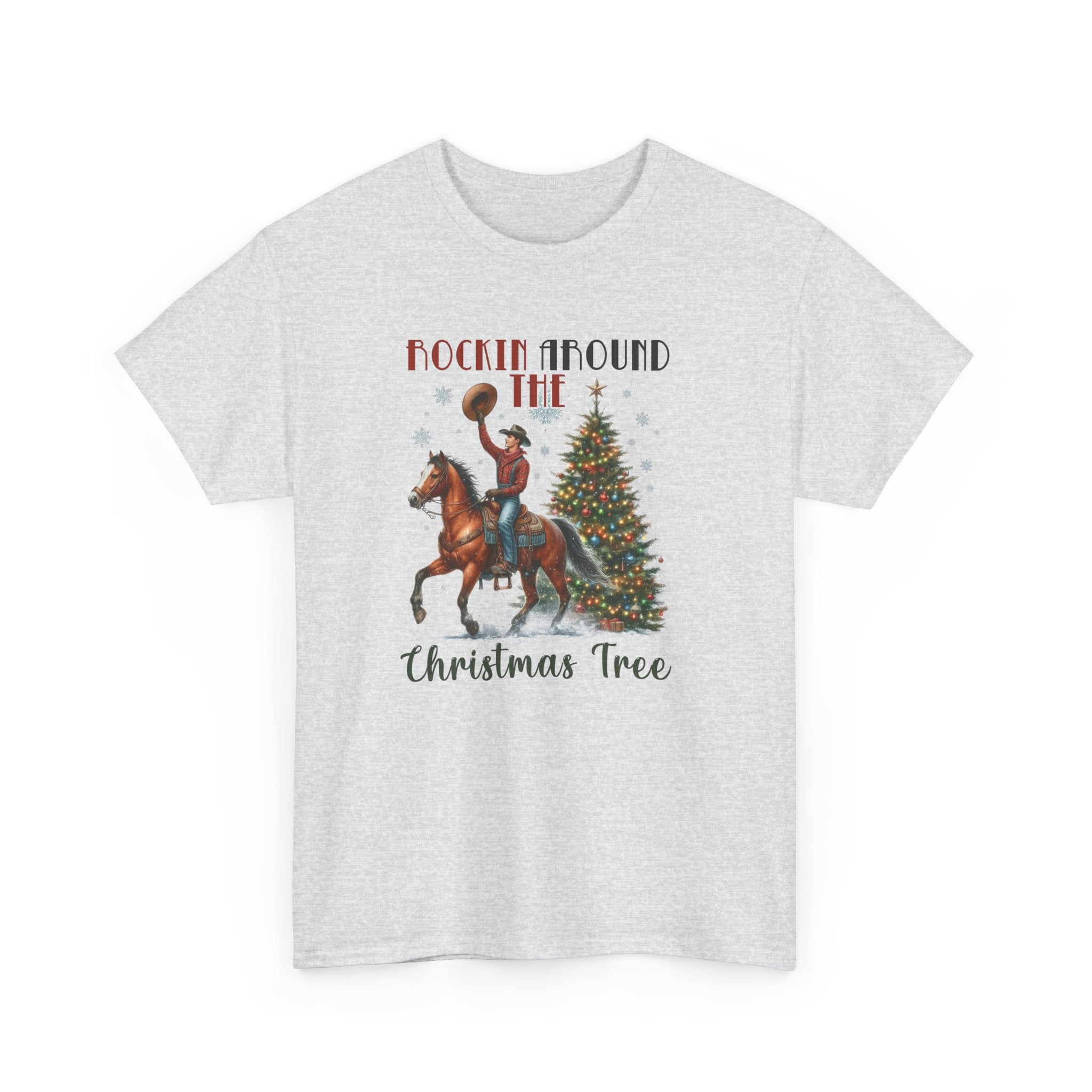 Rockin' Around the Christmas Tree Heavy Cotton Tee