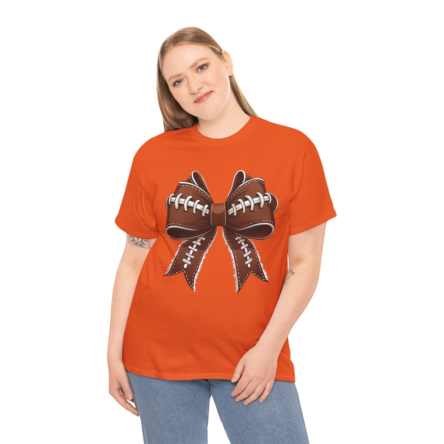 Football Bow Tee