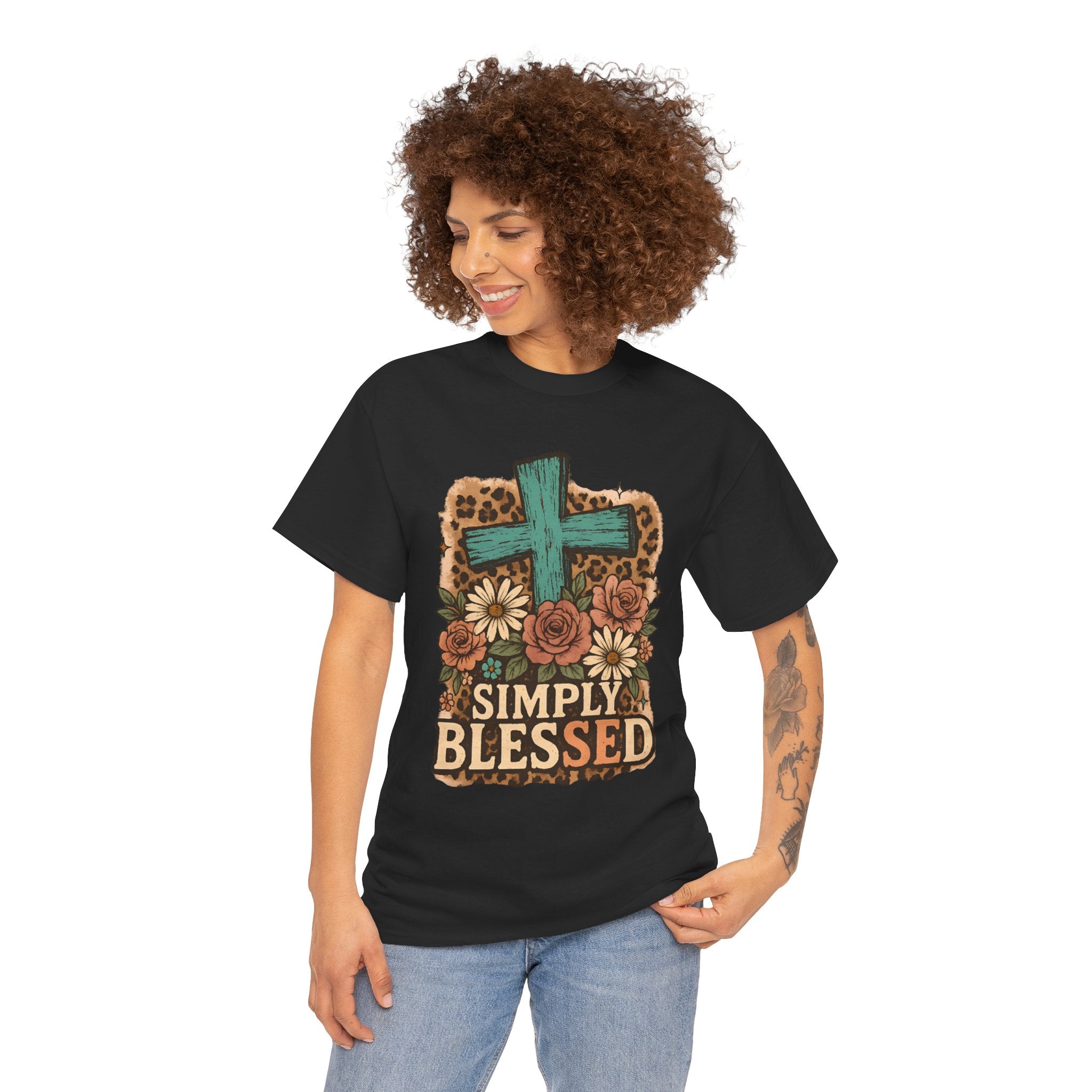 Simply Blessed Heavy Cotton Tee