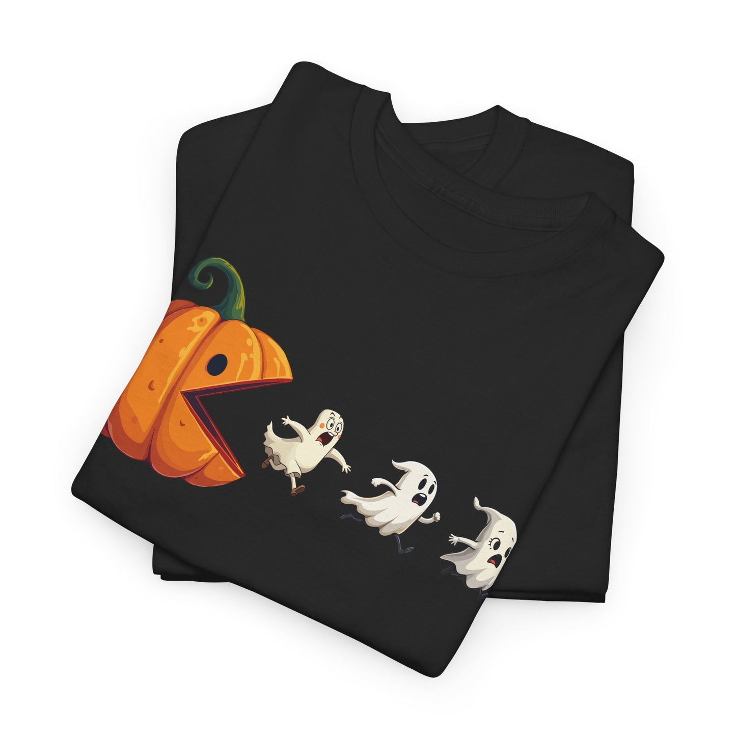 Playful Pumpkin Pac-Man Tee