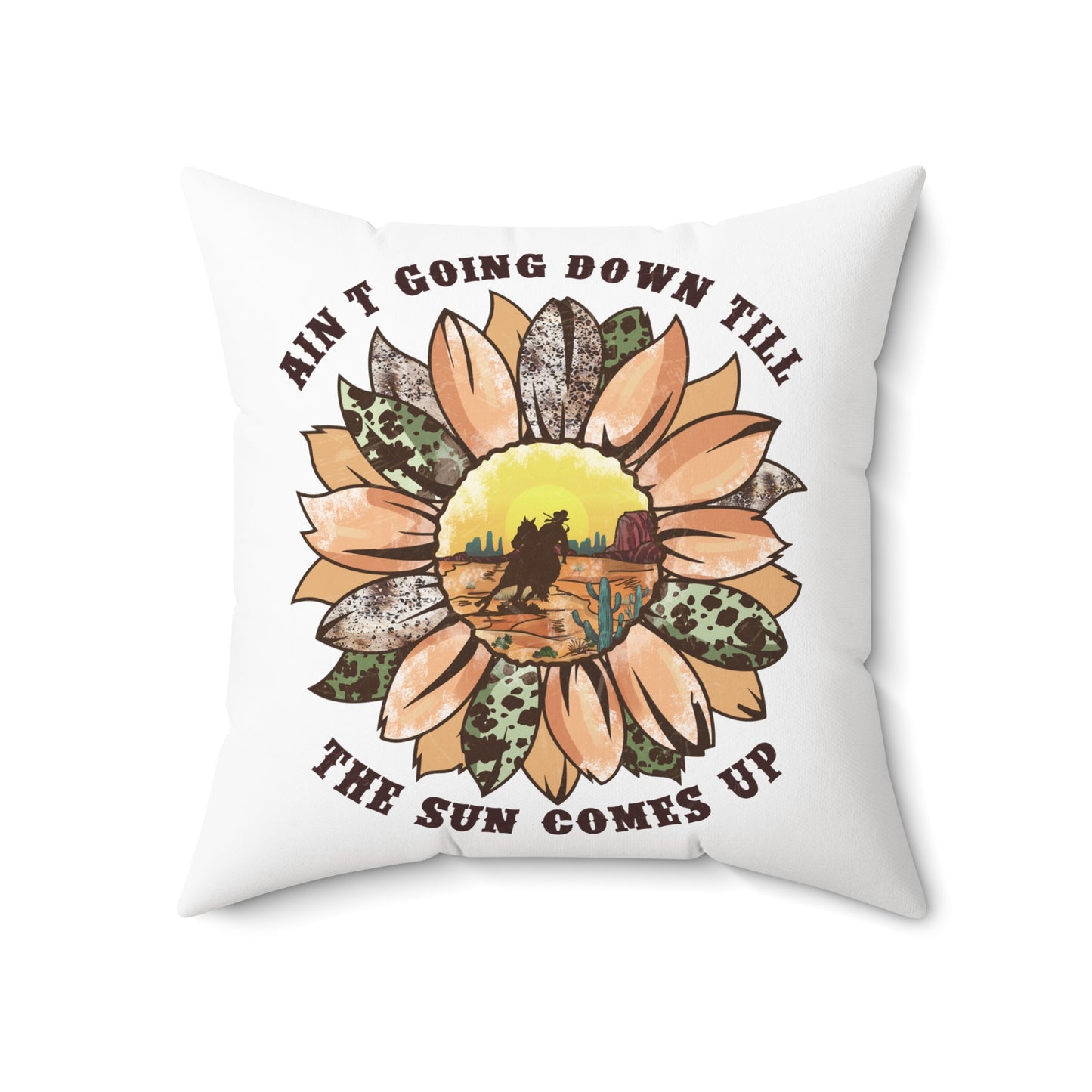 Spun Polyester Square Pillow