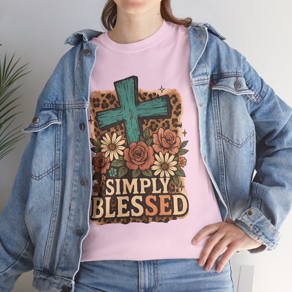 Simply Blessed Heavy Cotton Tee