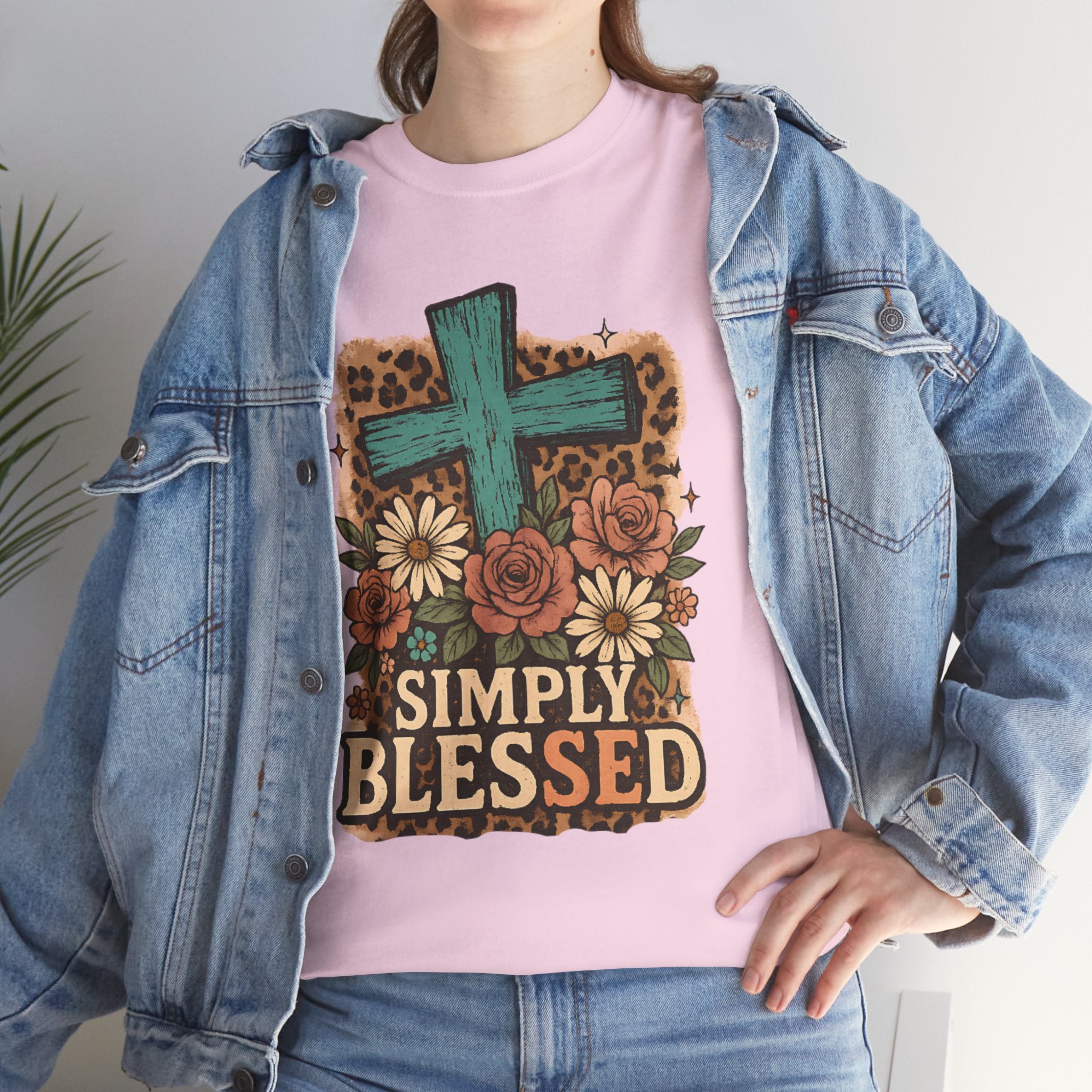Simply Blessed Heavy Cotton Tee