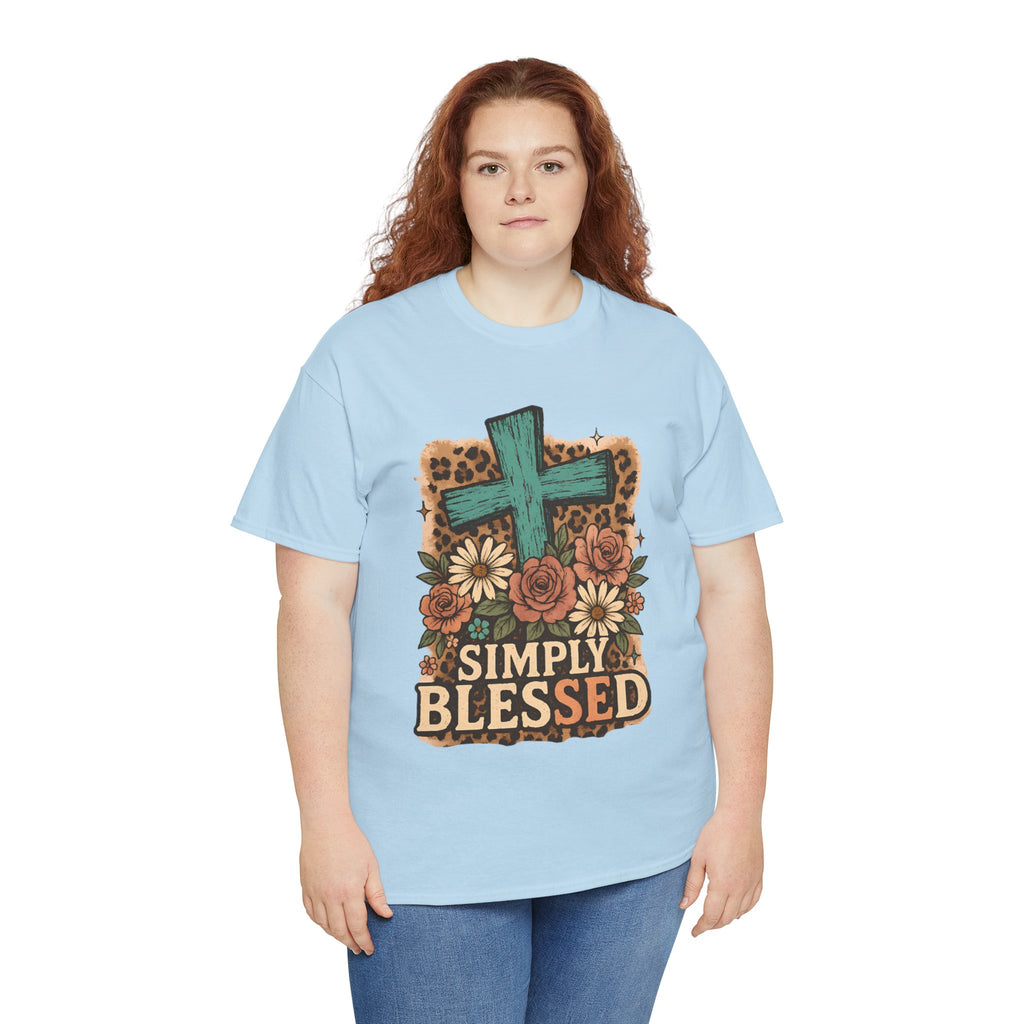 Simply Blessed Heavy Cotton Tee