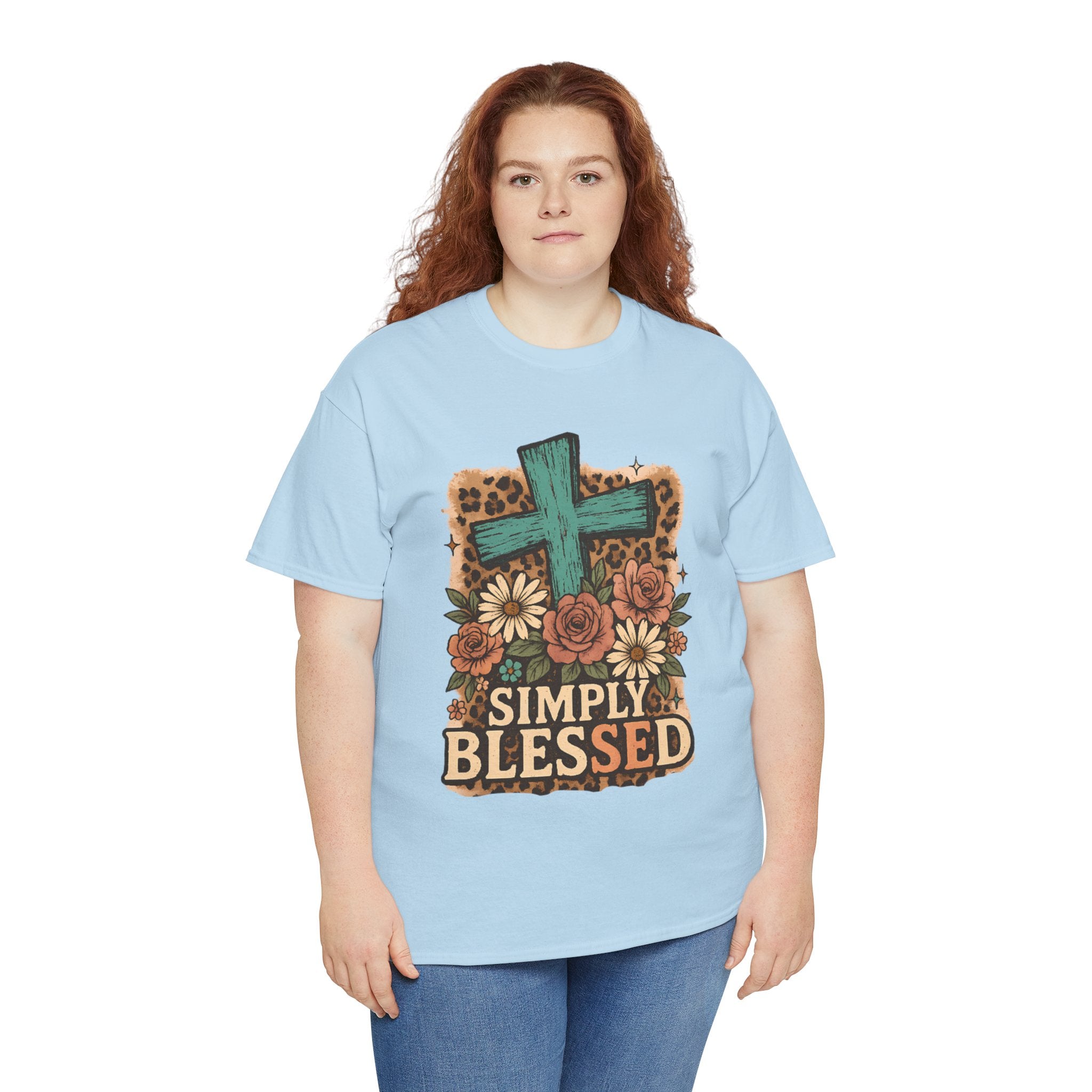 Simply Blessed Heavy Cotton Tee