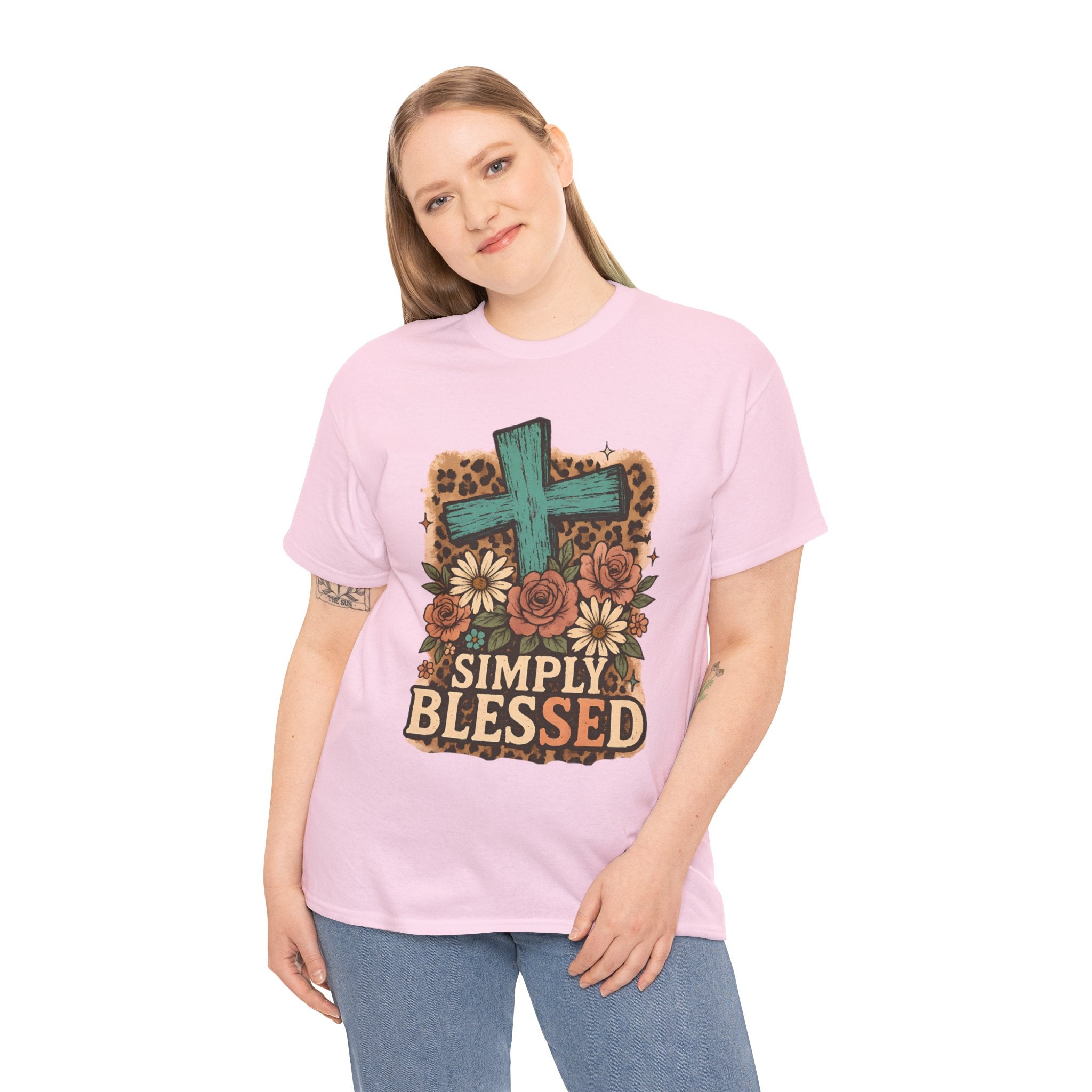 Simply Blessed Heavy Cotton Tee