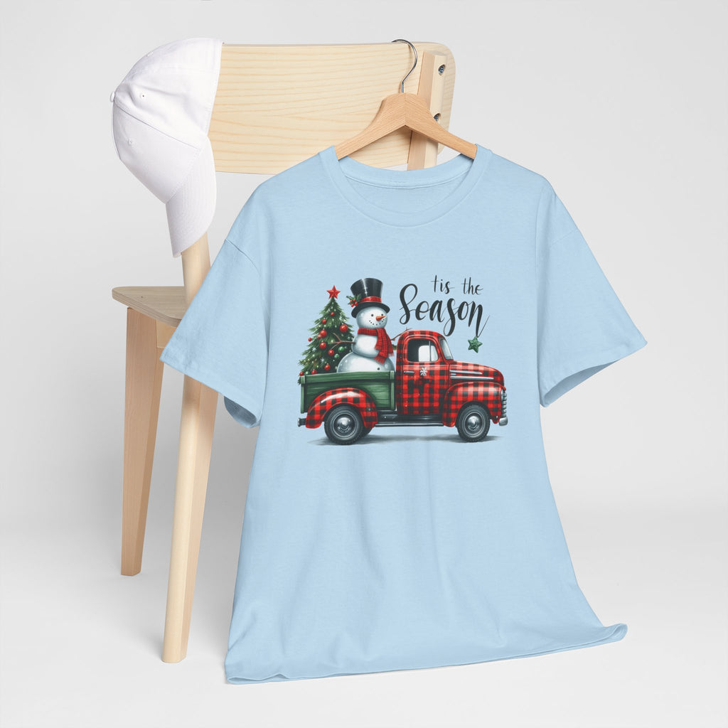 "Tis the Season" Heavy Cotton Tee - Festive Holiday Shirt