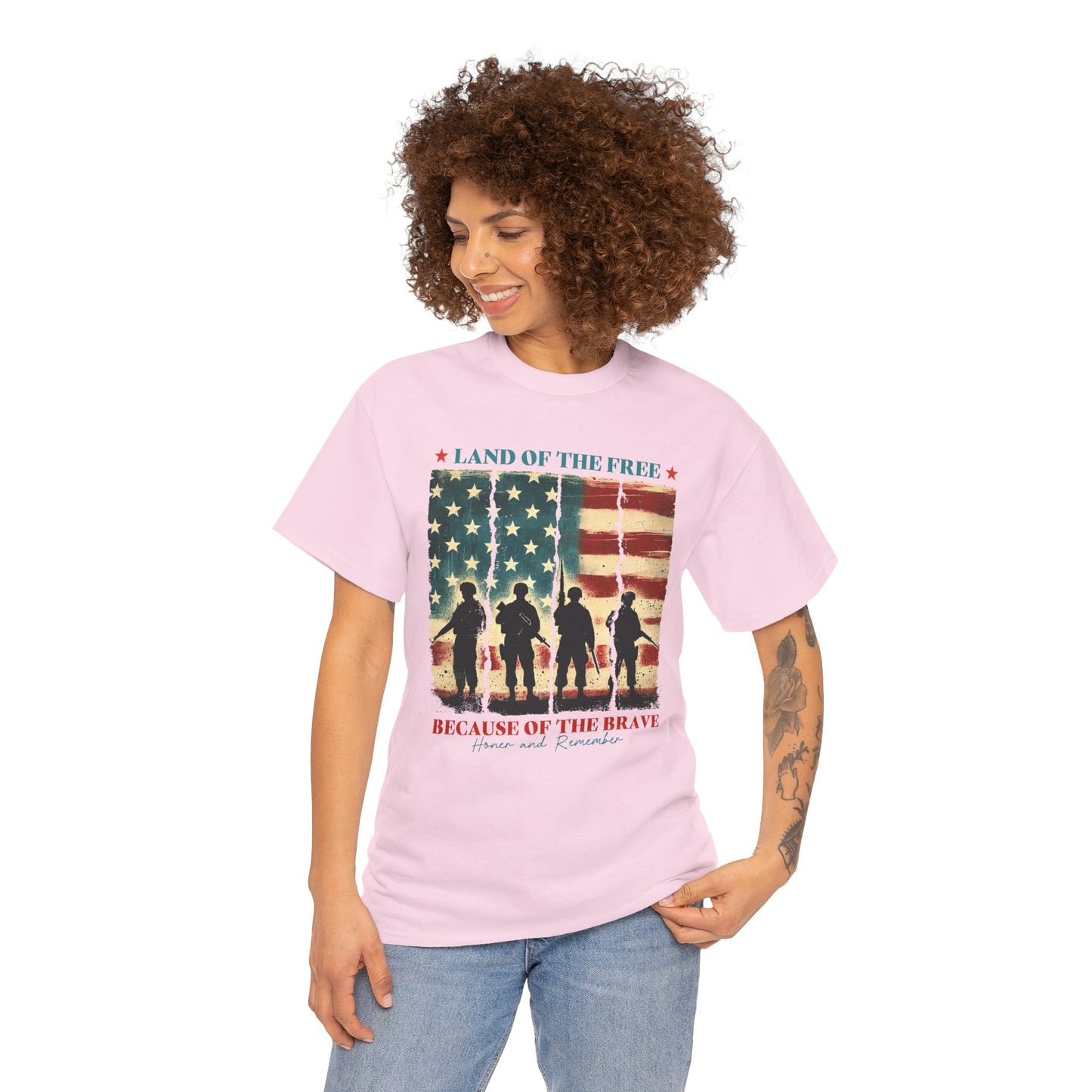 Land of the Free, Because of the Brave-Tee