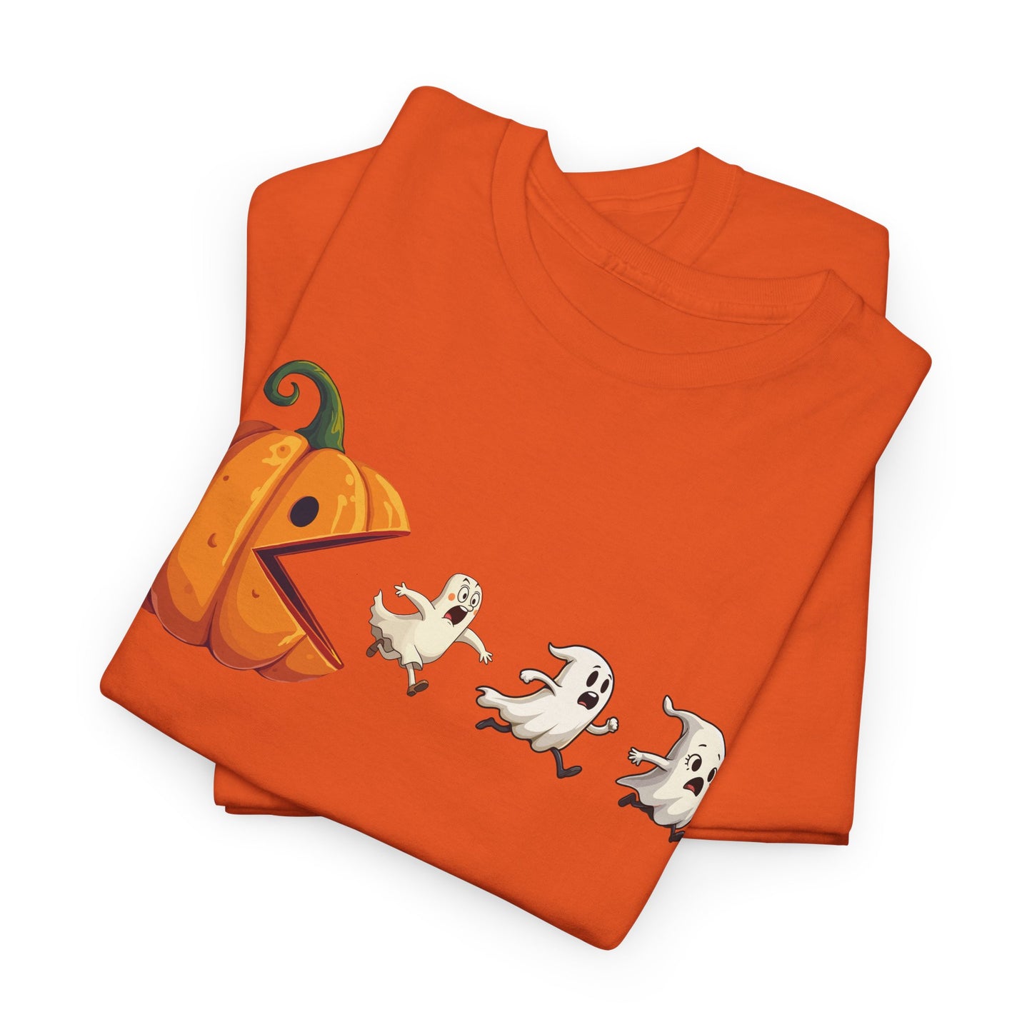 Playful Pumpkin Pac-Man Tee