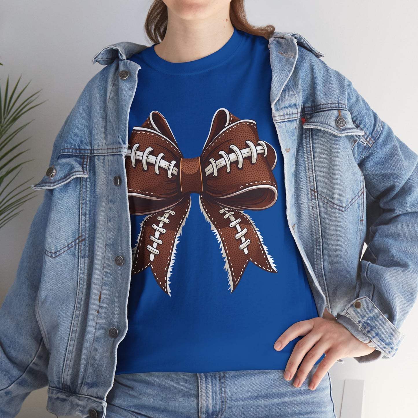 Football Bow Tee