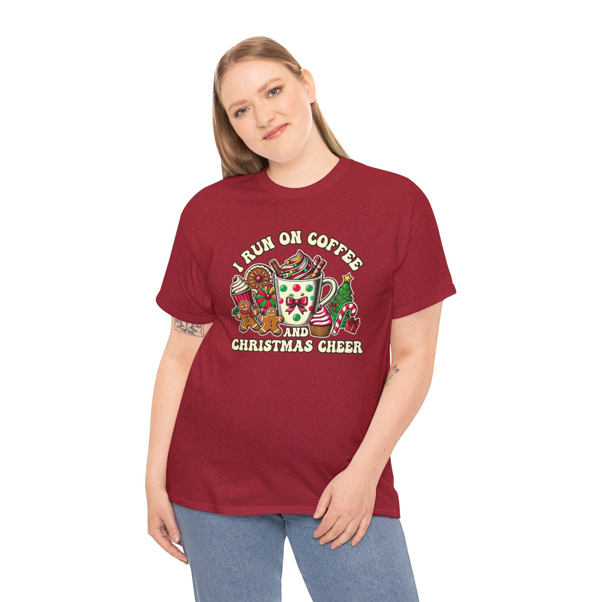 Funny Christmas Coffee Heavy Cotton Tee