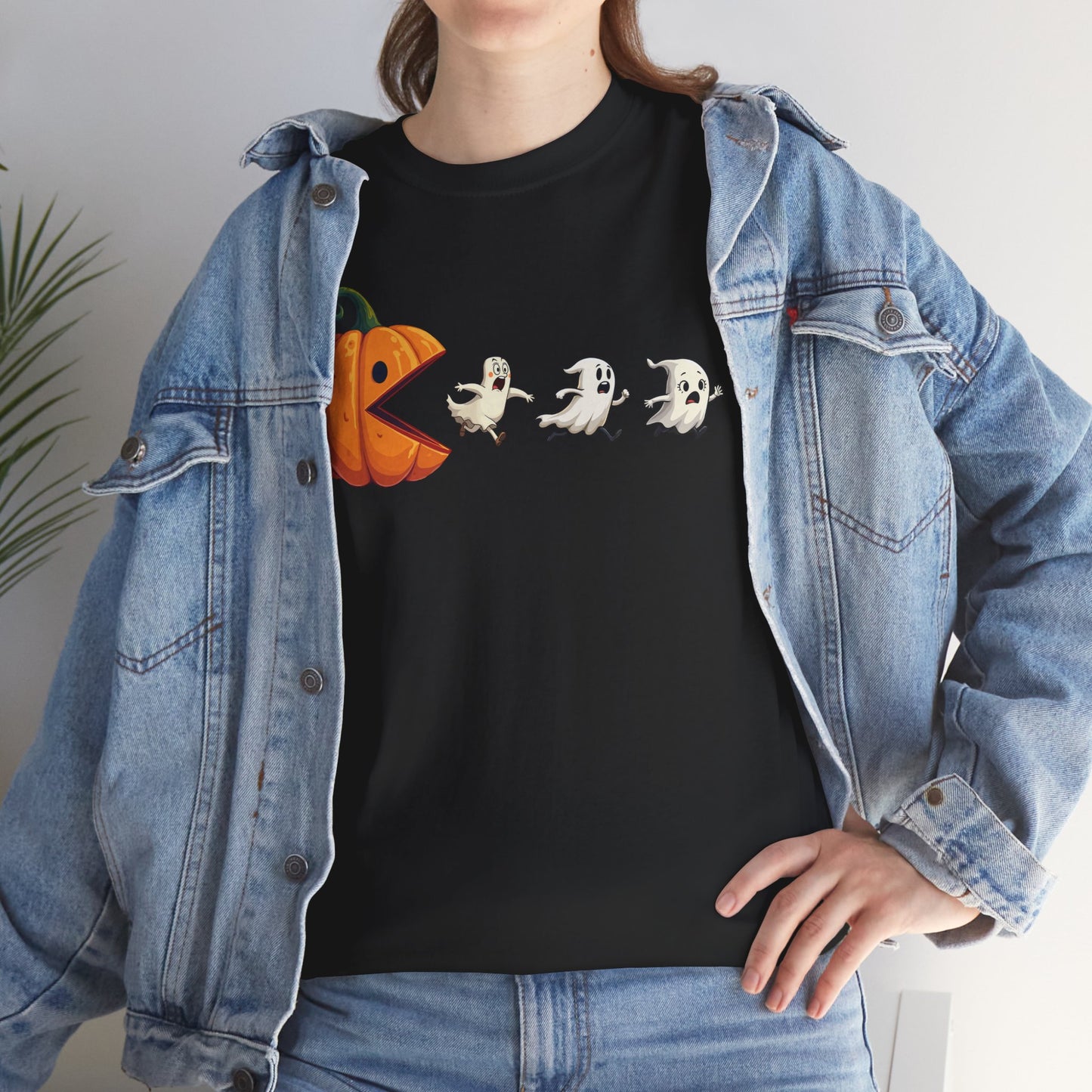 Playful Pumpkin Pac-Man Tee