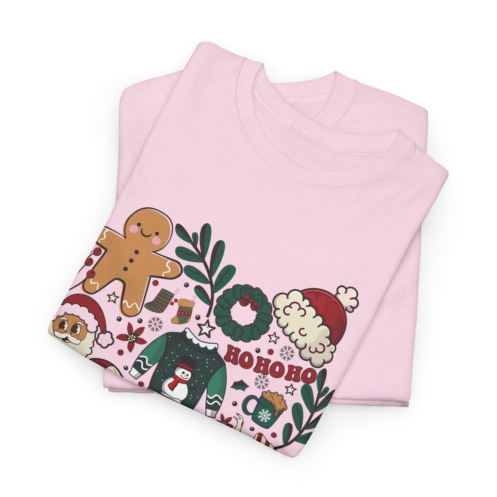 Festive Holiday Heart Heavy Cotton Tee