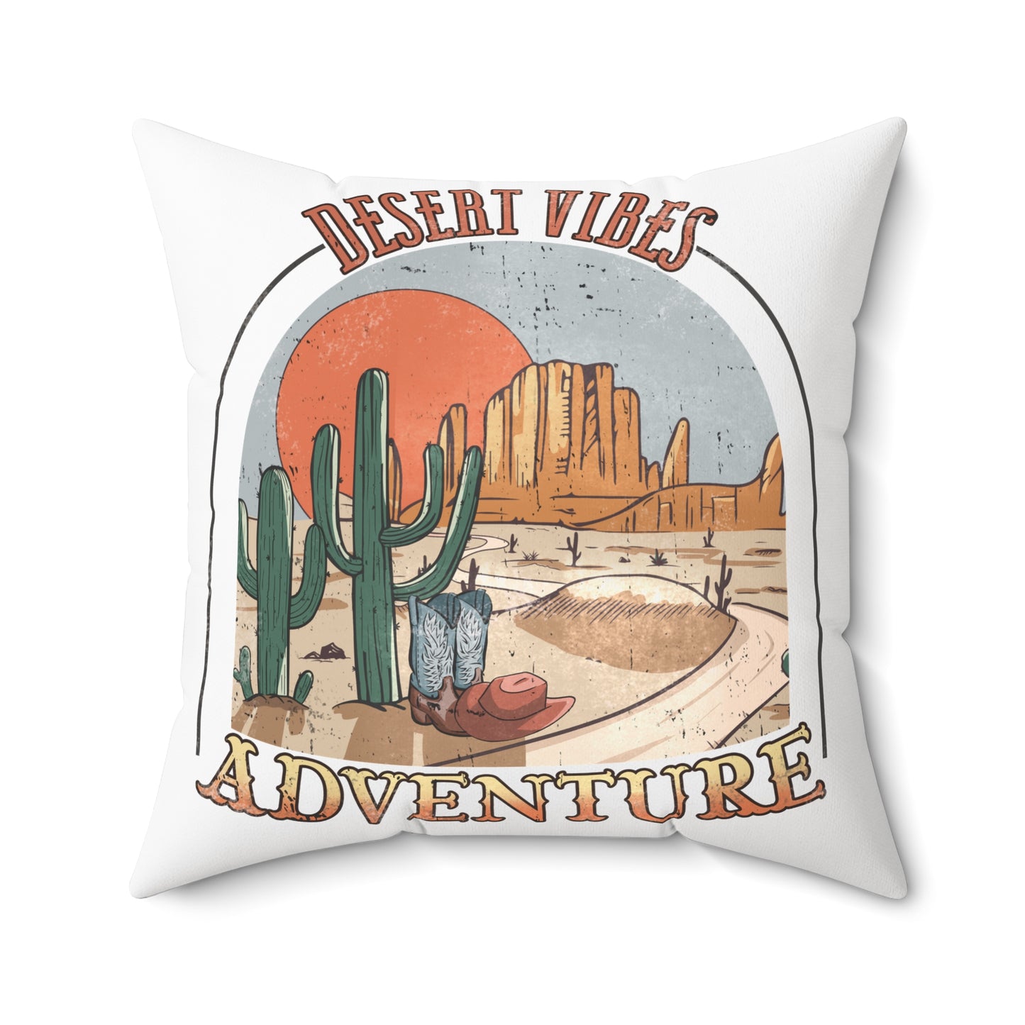 Spun Polyester Square Pillow
