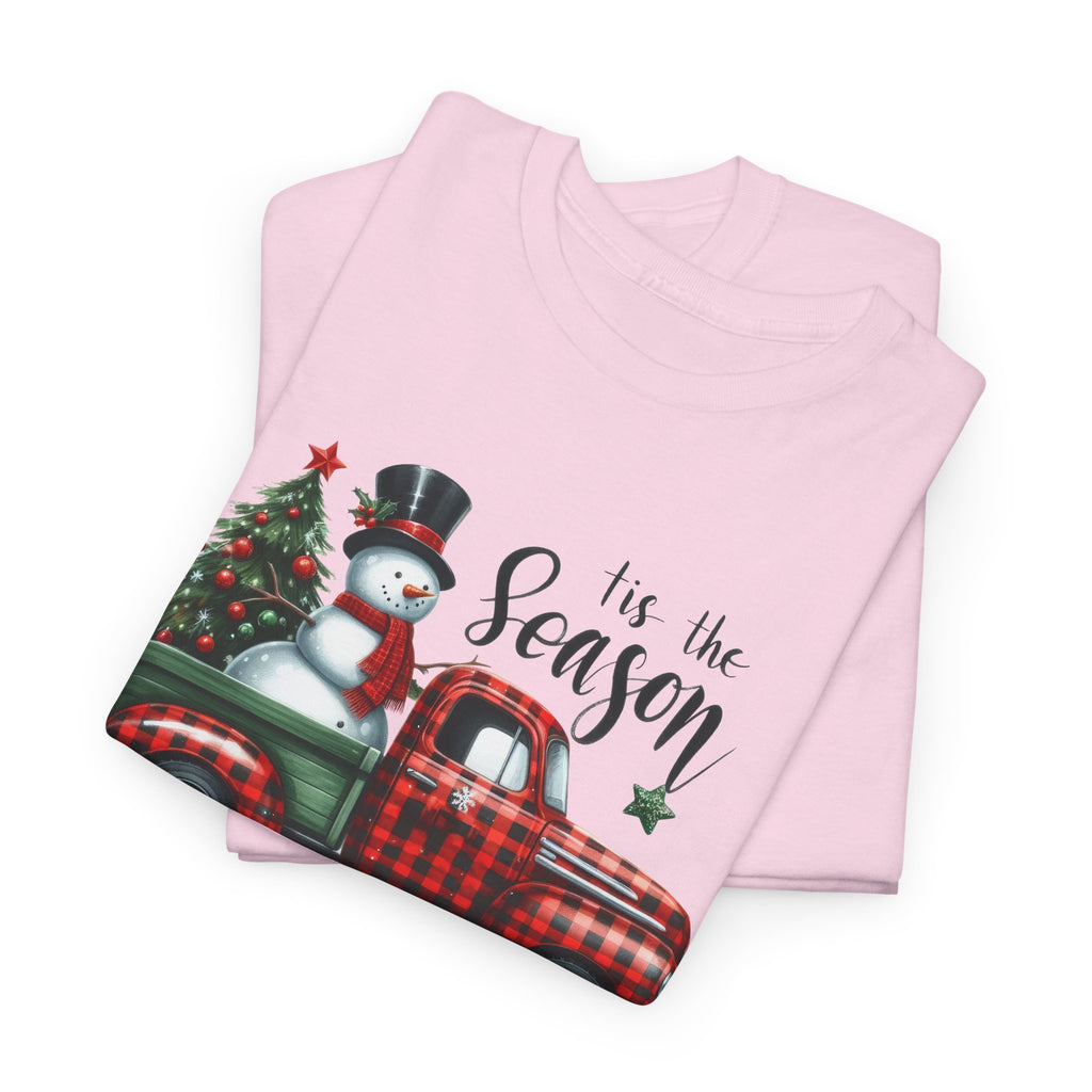 "Tis the Season" Heavy Cotton Tee - Festive Holiday Shirt