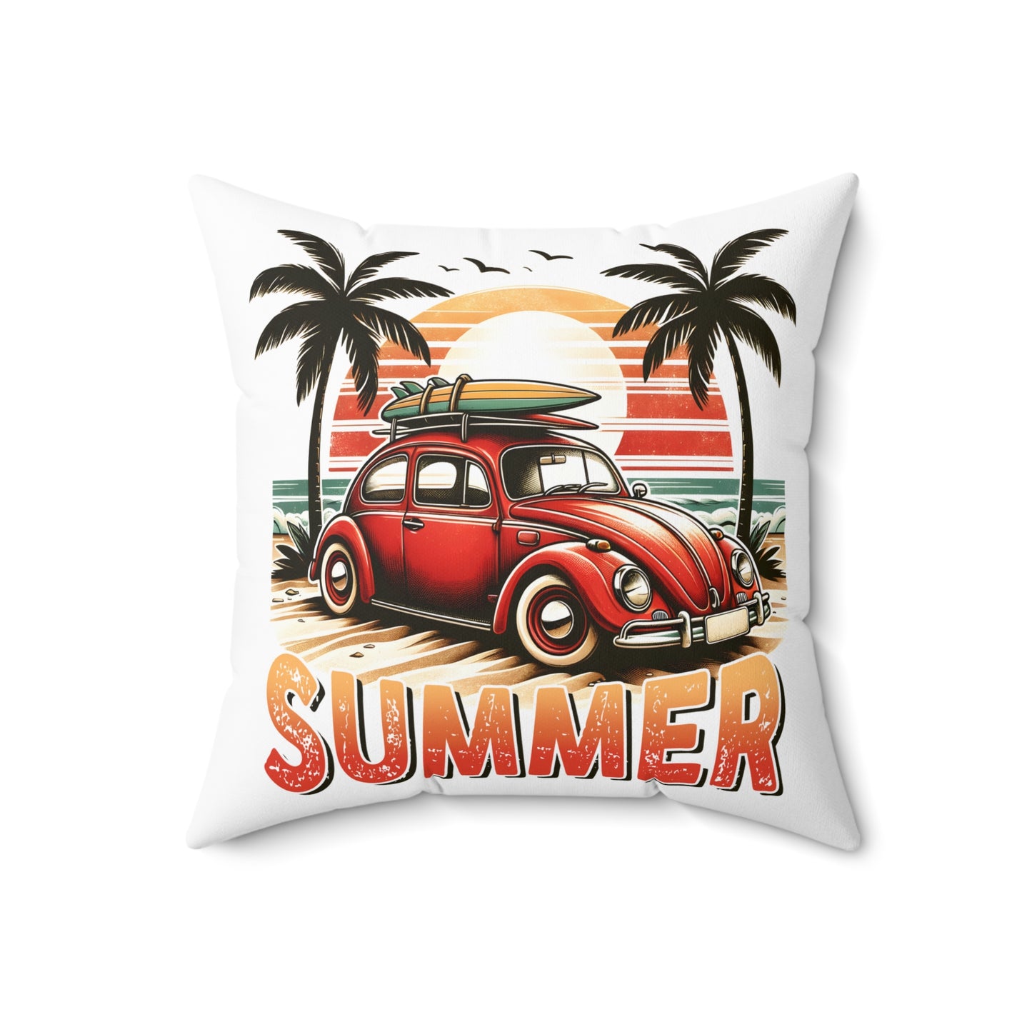 Spun Polyester Square Pillow