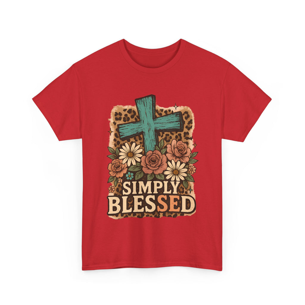 Simply Blessed Heavy Cotton Tee