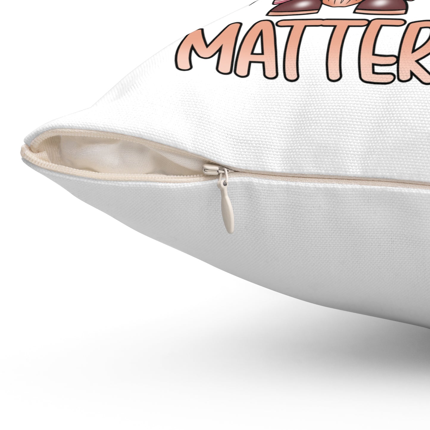 Spun Polyester Square Pillow