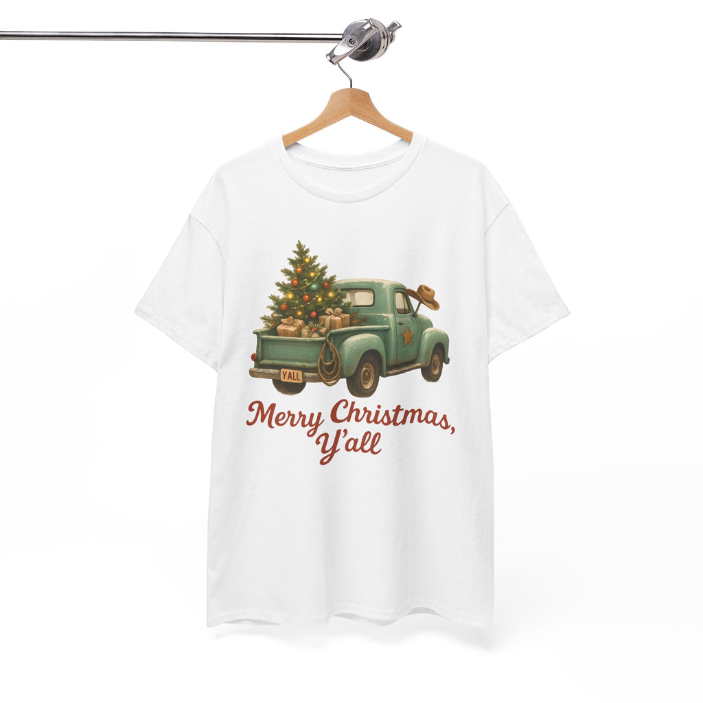 'Merry Christmas, Y'all' Vintage Holiday Tee