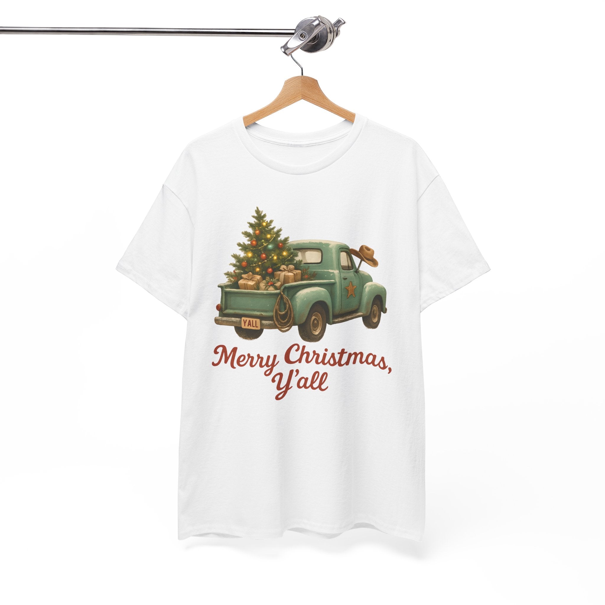 'Merry Christmas, Y'all' Vintage Holiday Tee