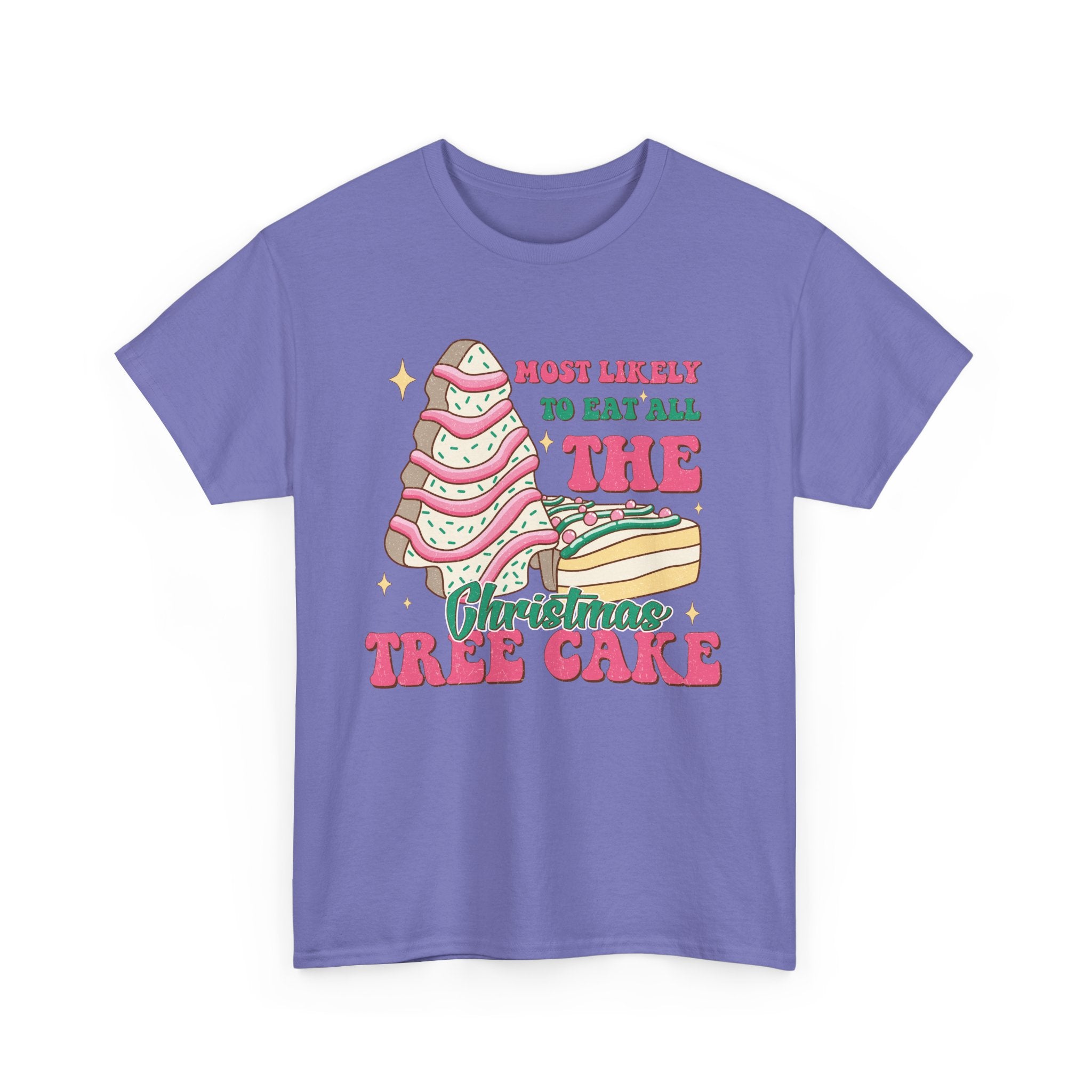 Fun Holiday Tee - 'Most Likely to Eat All the Christmas Tree Cake'