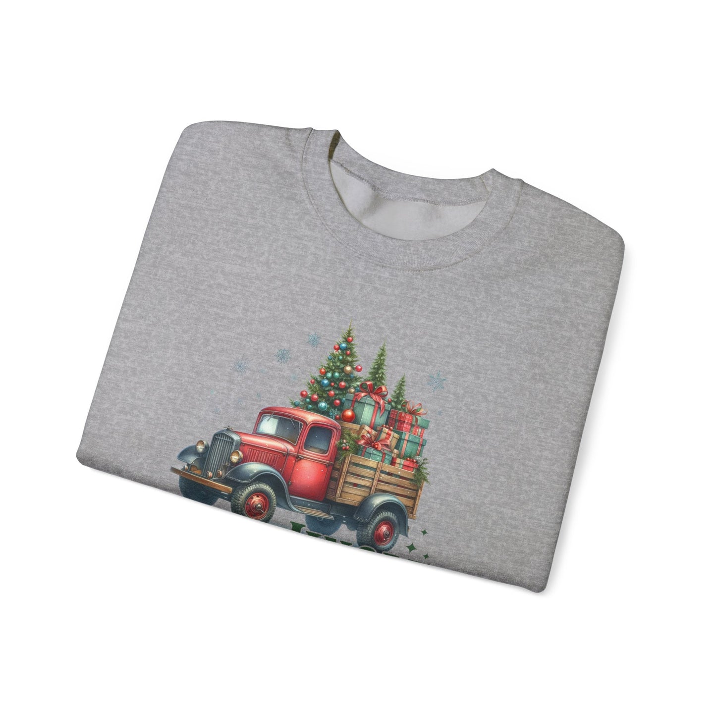 Jingle All the Way Sweatshirt - Cozy Heavy Blend Crewneck for Holiday Cheer