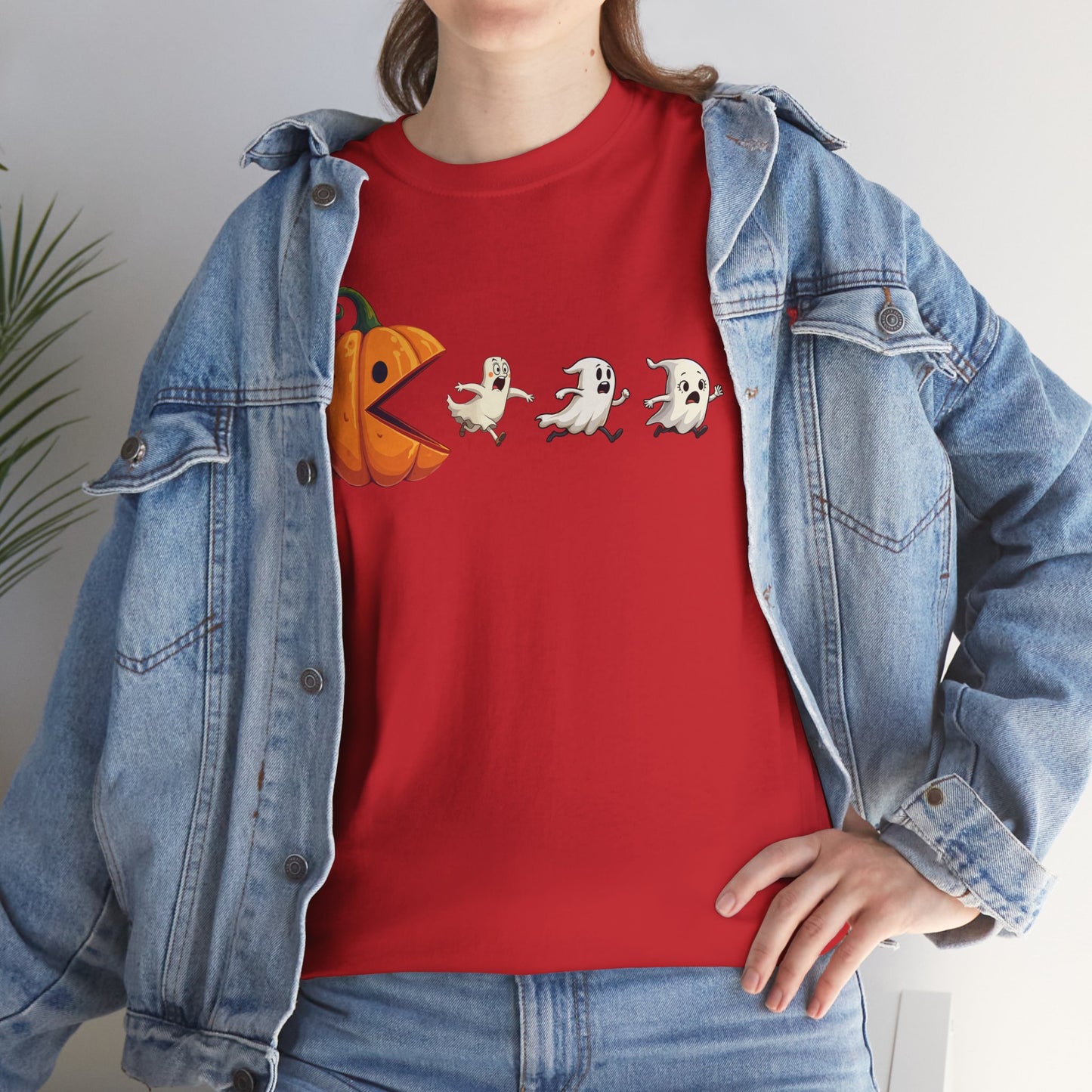 Playful Pumpkin Pac-Man Tee