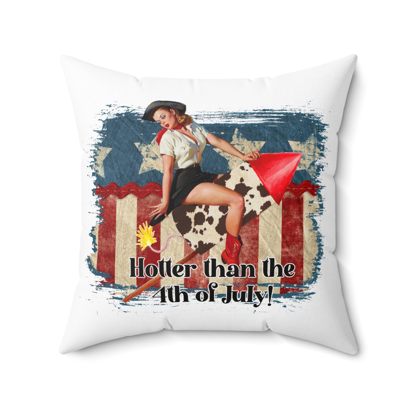 American Cowgirl Throw Pillow