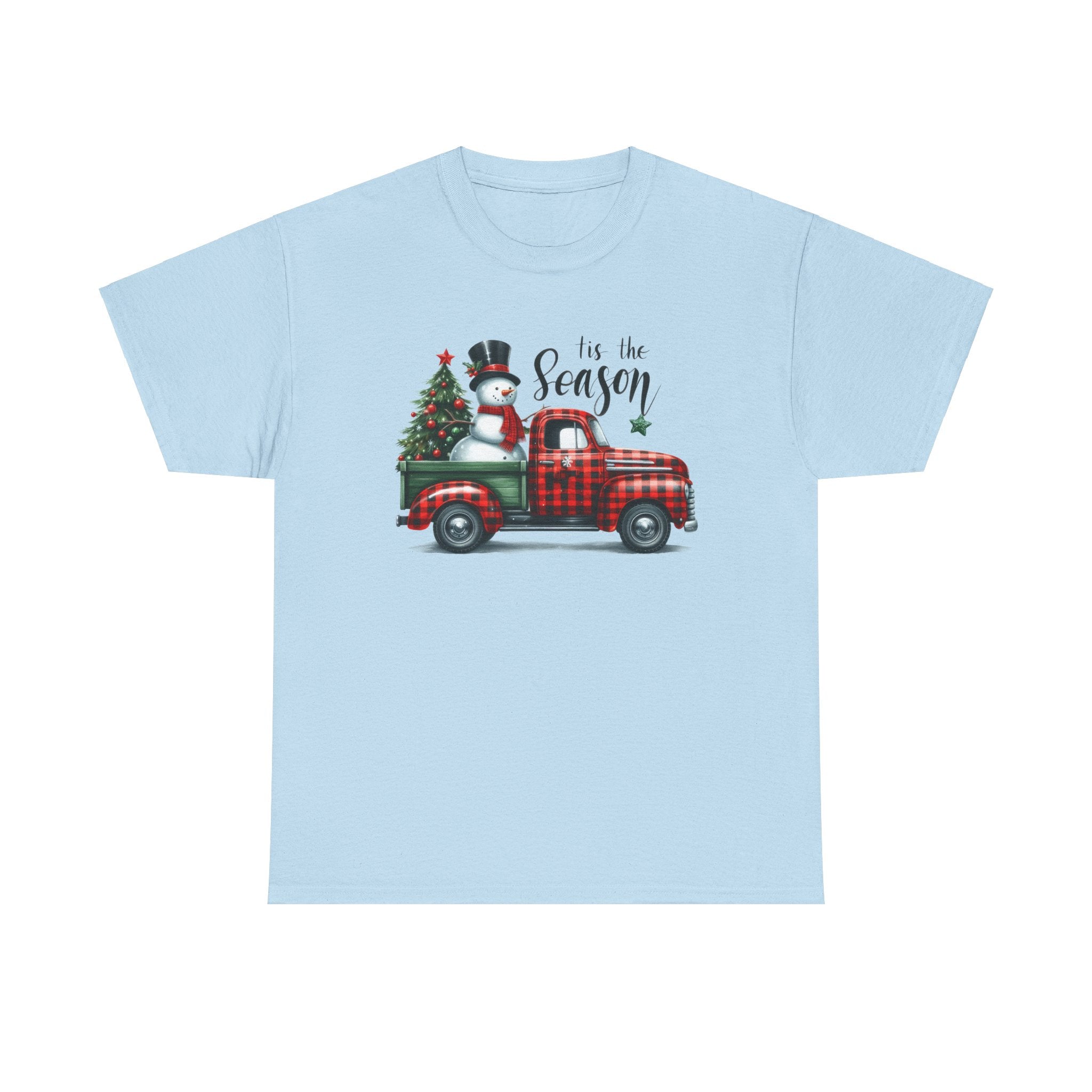 "Tis the Season" Heavy Cotton Tee - Festive Holiday Shirt
