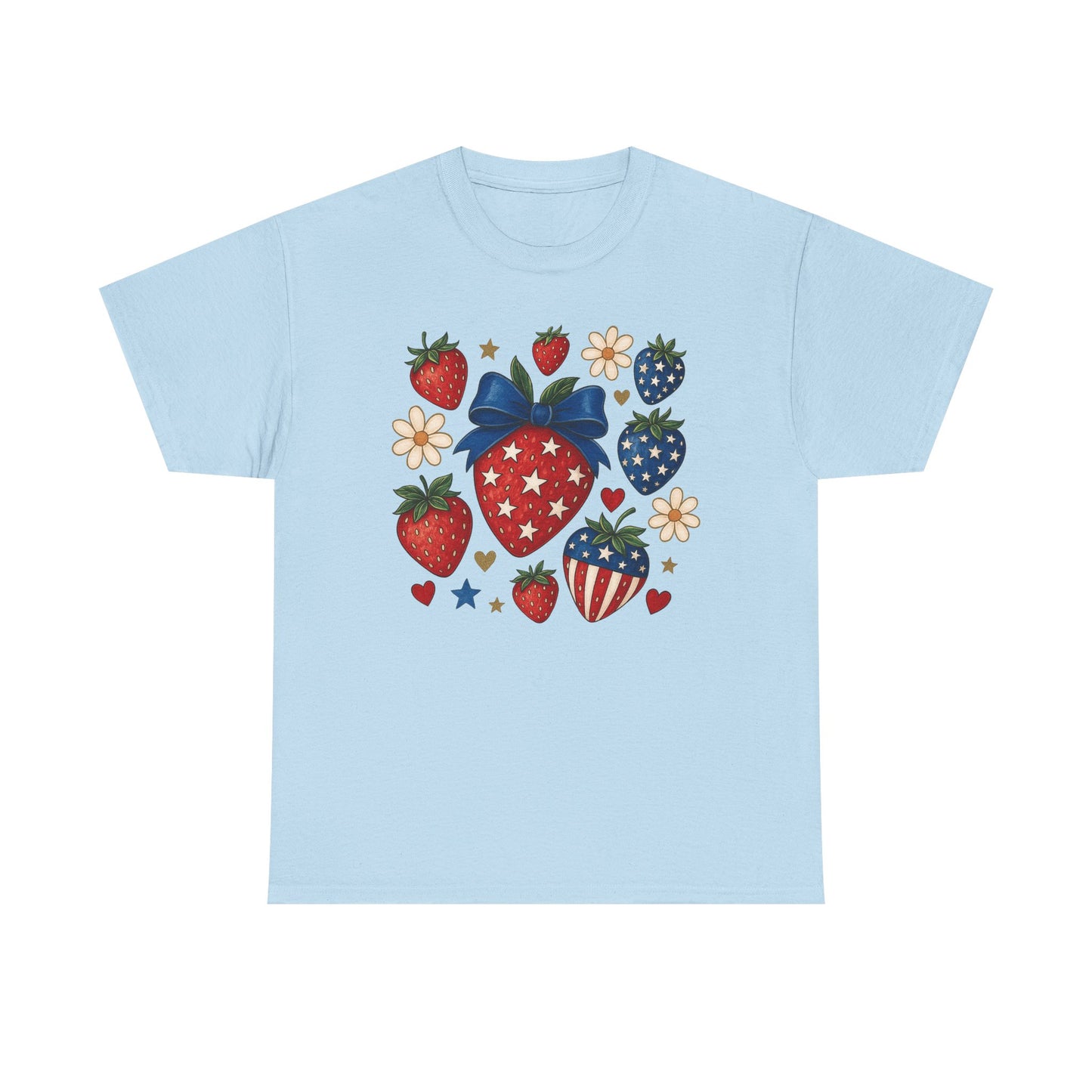 Patriotic Strawberry Tee
