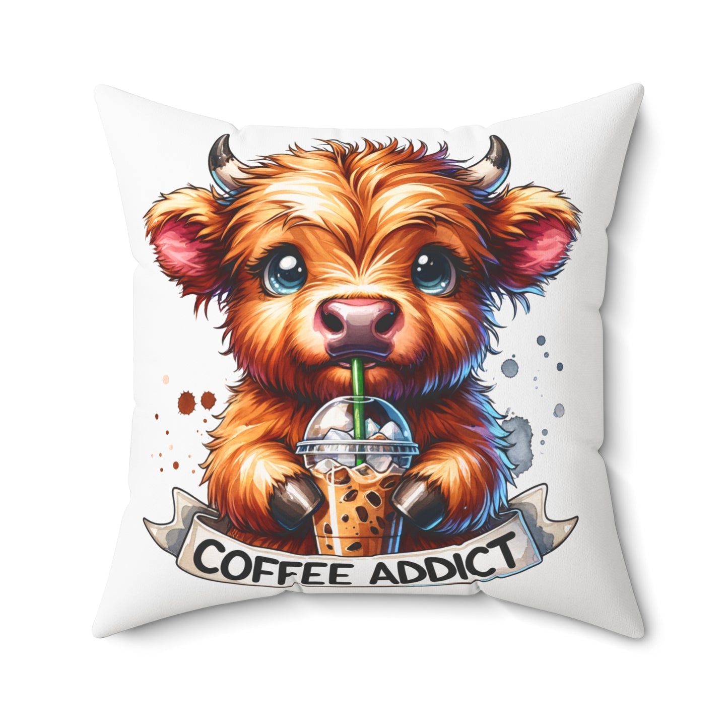 Spun Polyester Square Pillow