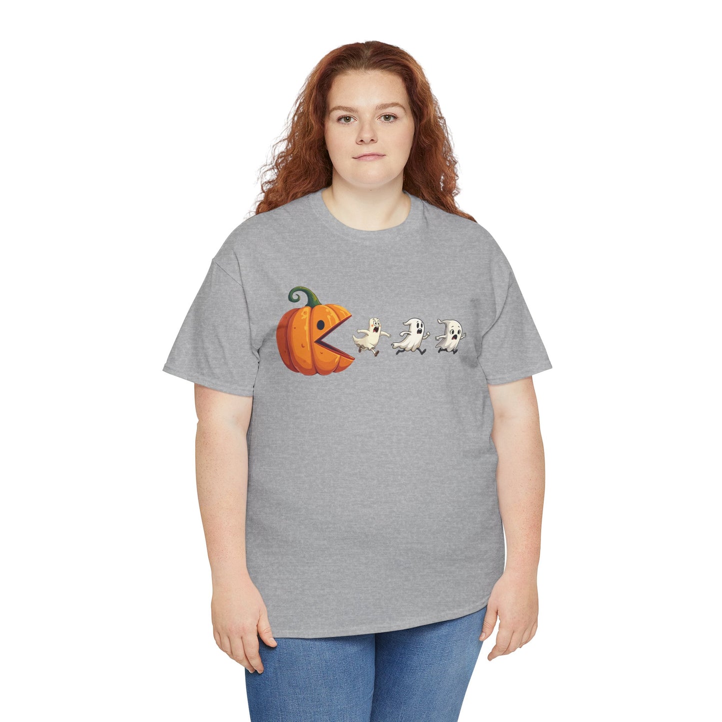Playful Pumpkin Pac-Man Tee