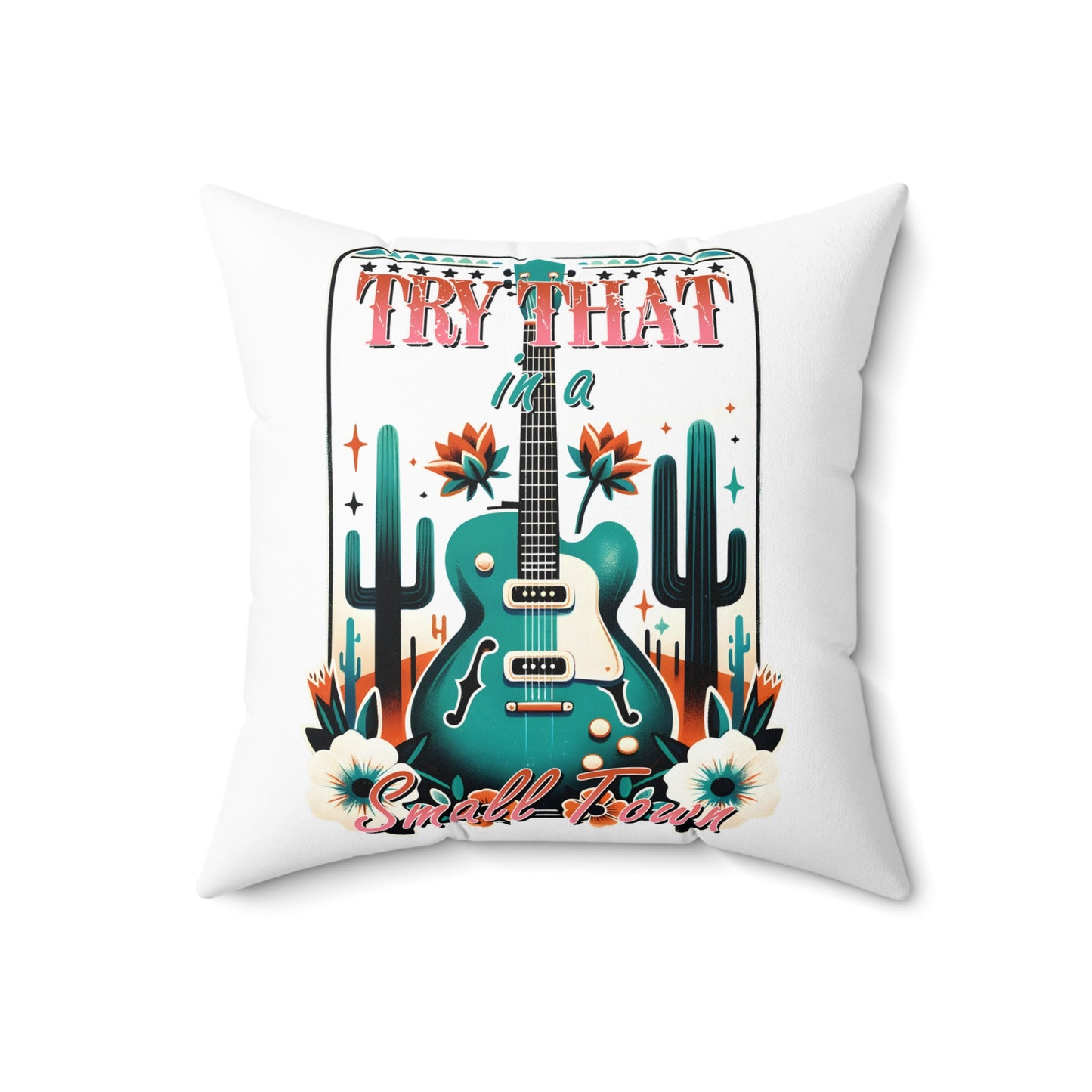 Spun Polyester Square Pillow