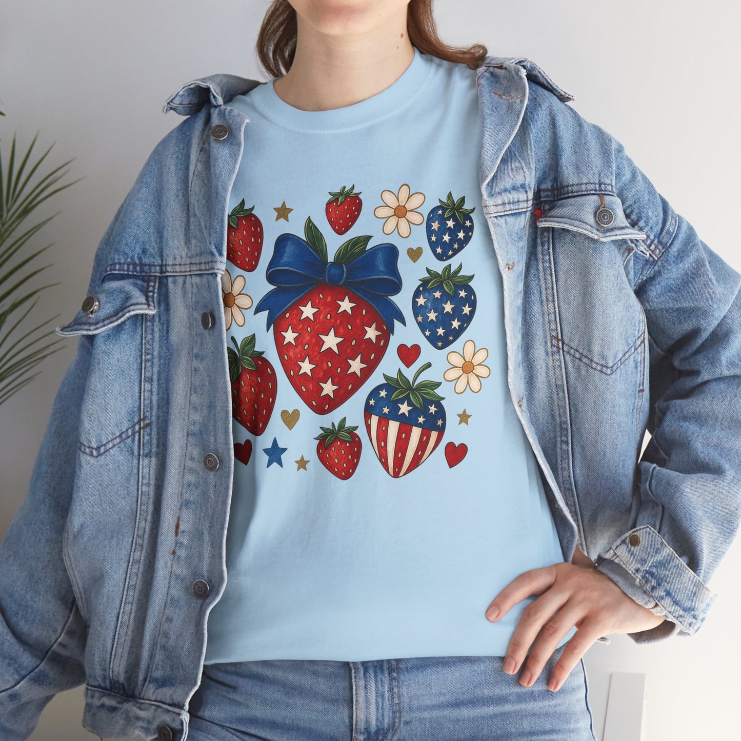Patriotic Strawberry Tee