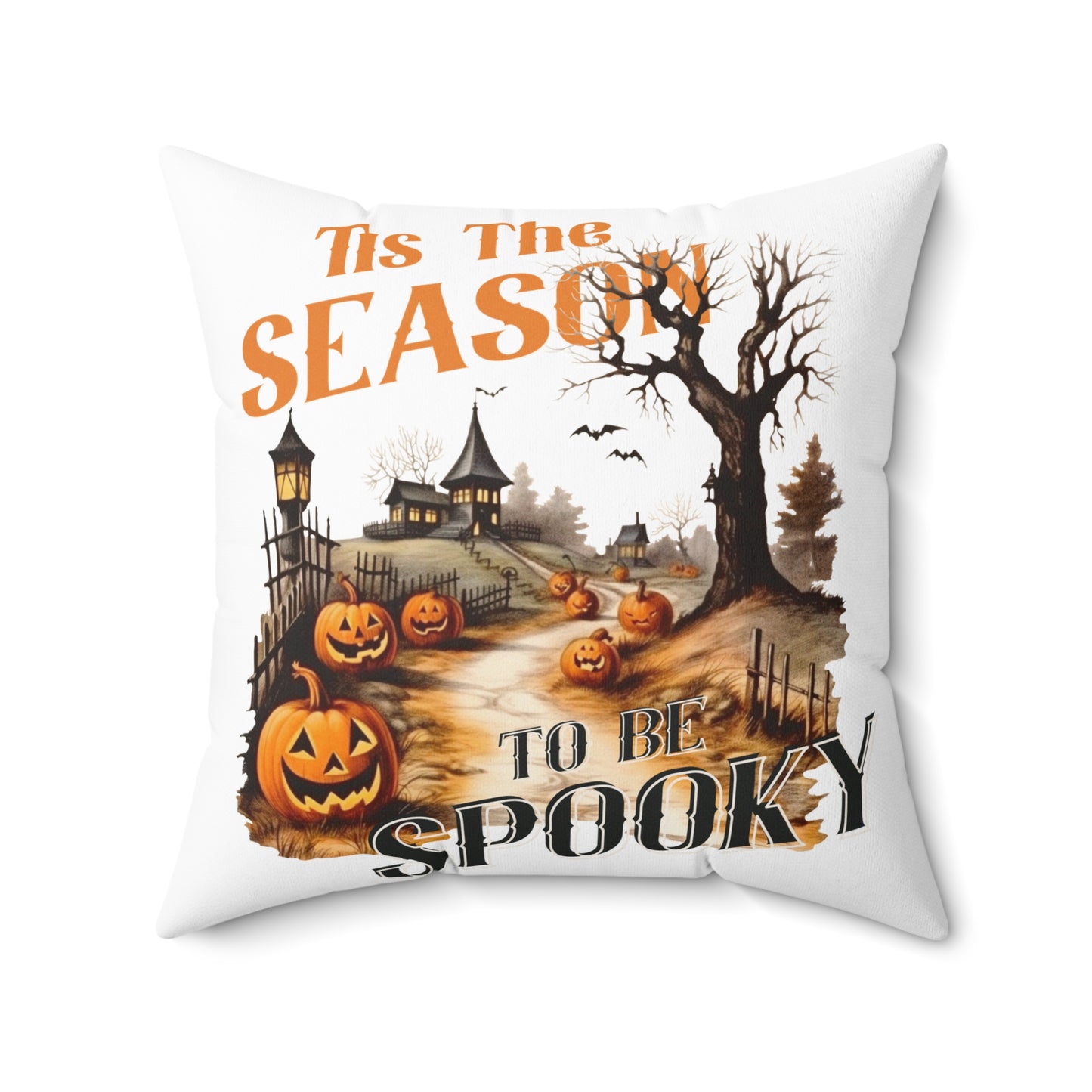 Spun Polyester Square Pillow