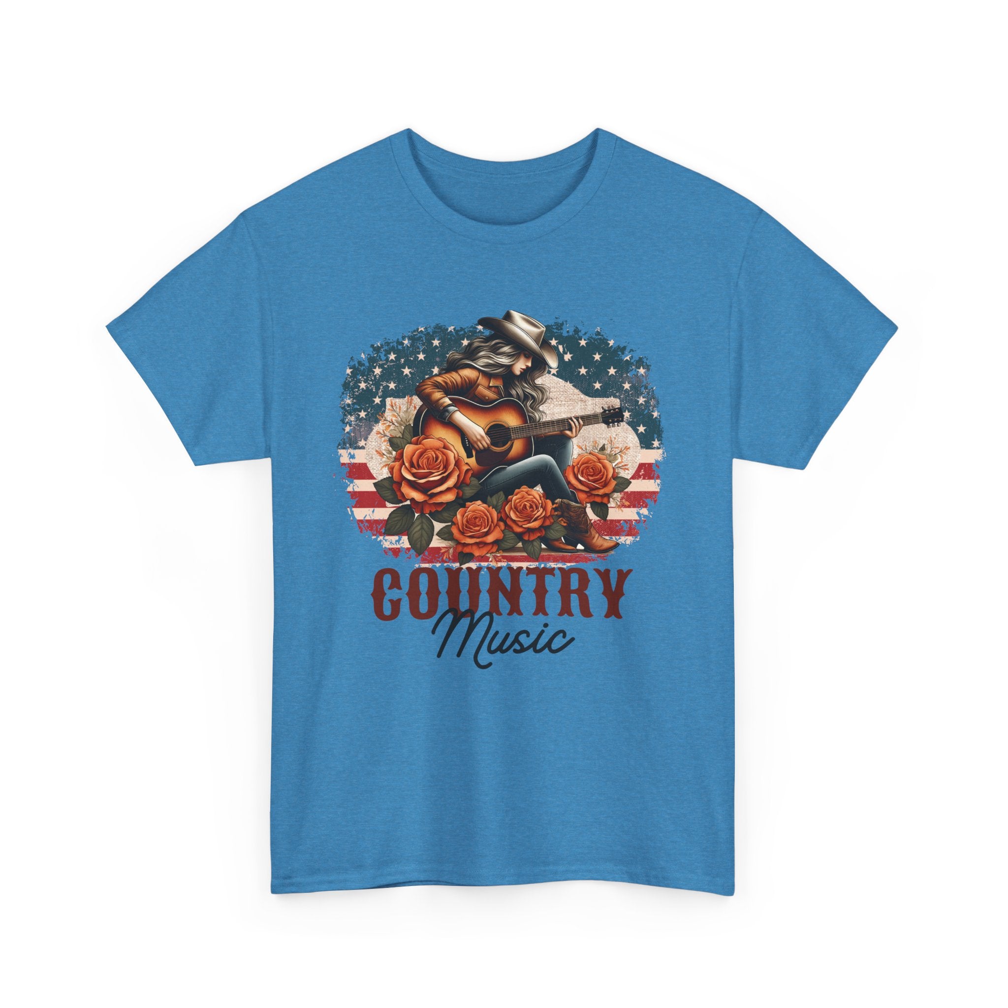 Country Music American Flag Tee