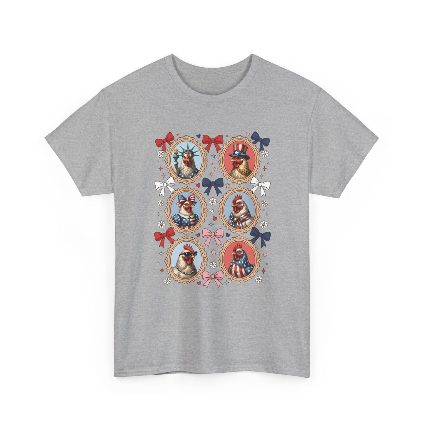 Vintage Chicken Portraits T-Shirt