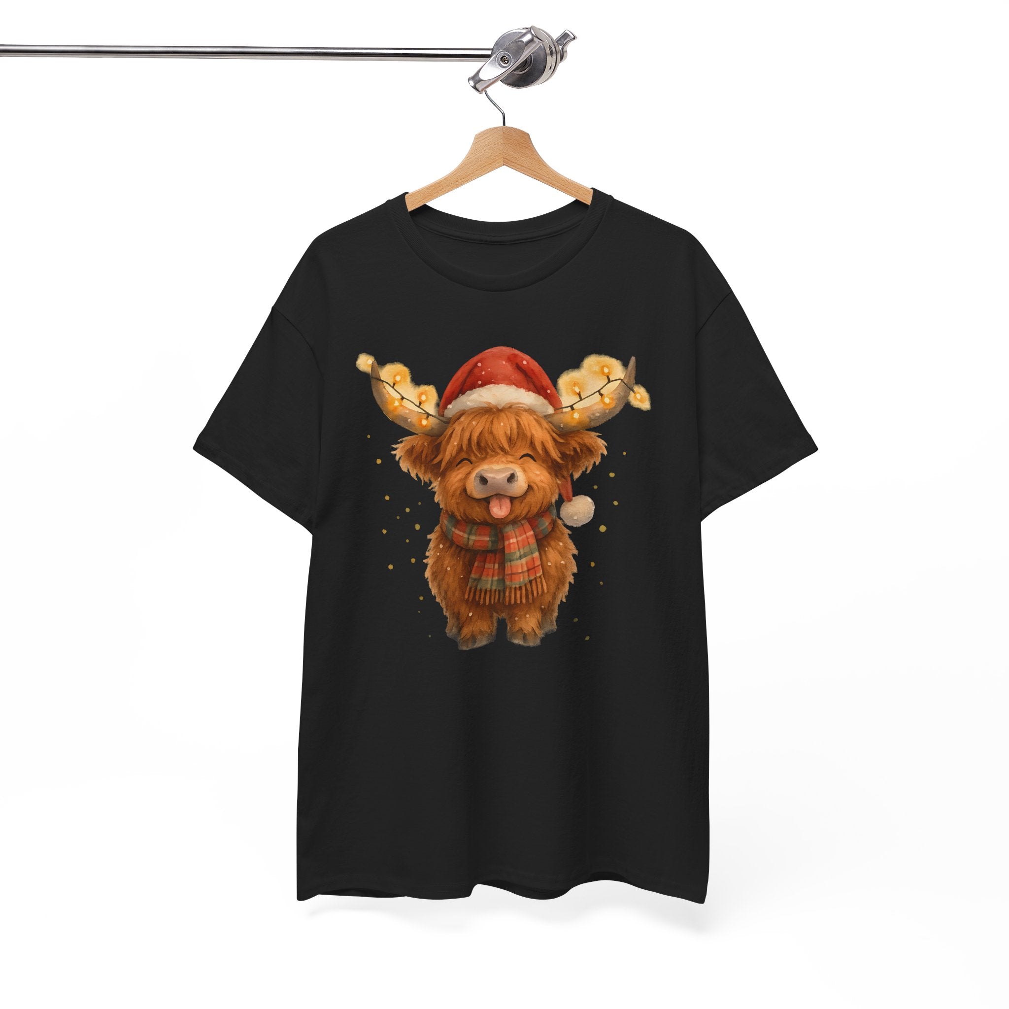 Christmas Highland Cow Tee