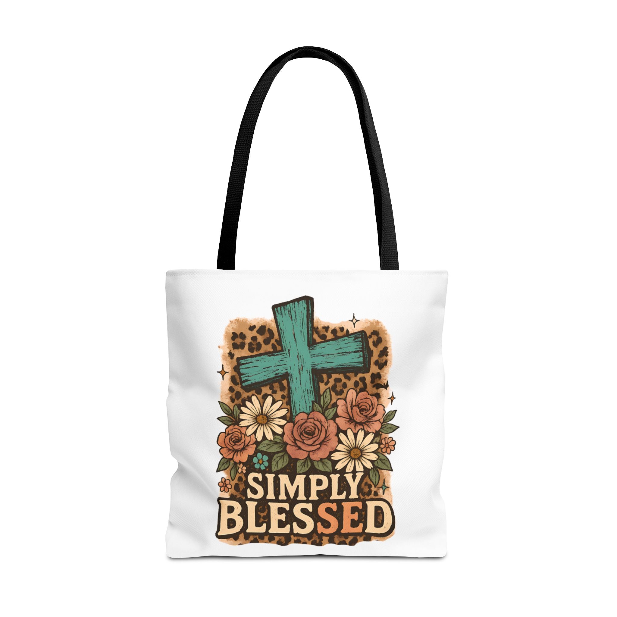 Blessed Floral Tote Bag