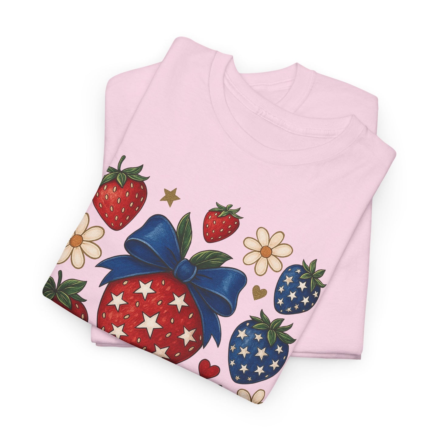 Patriotic Strawberry Tee